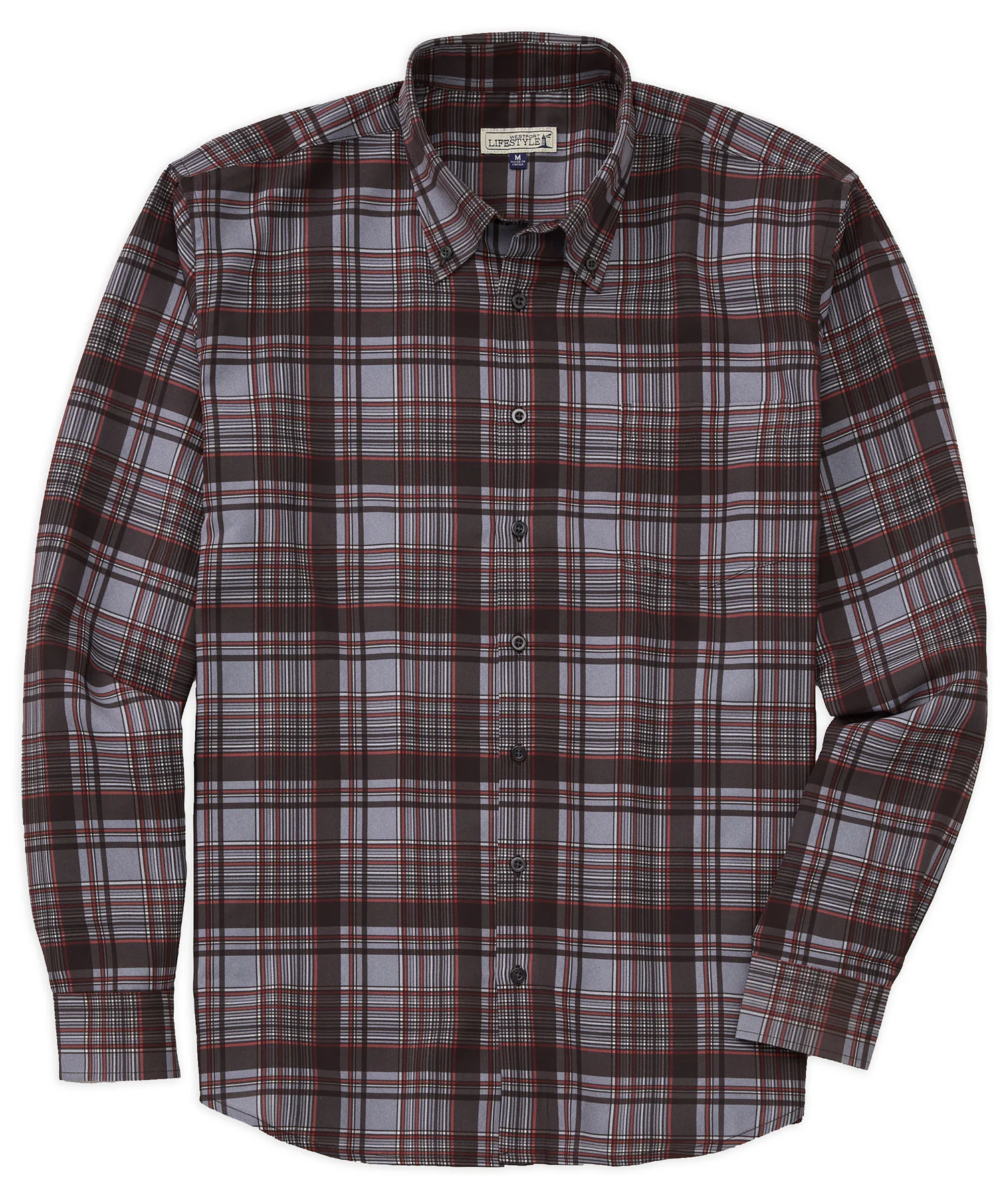 Westport Lifestyle Long Sleeve Performance Sport Shirt - Image 5
