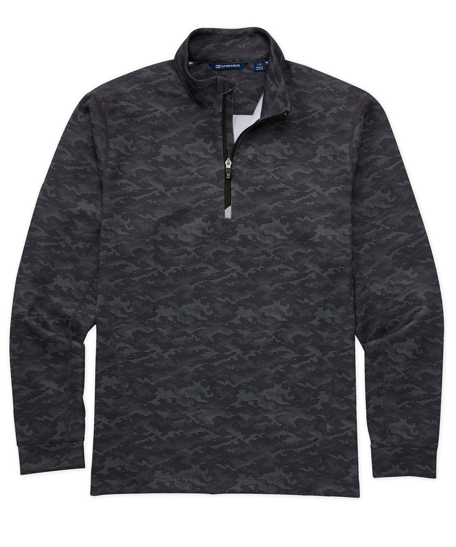 Cutter & Buck Traverse Camo Print Stretch Quarter Zip Pullover - Image 11