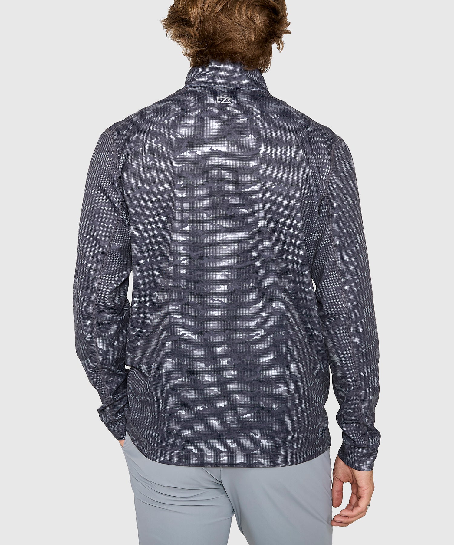 Cutter & Buck Traverse Camo Print Stretch Quarter Zip Pullover - Image 15