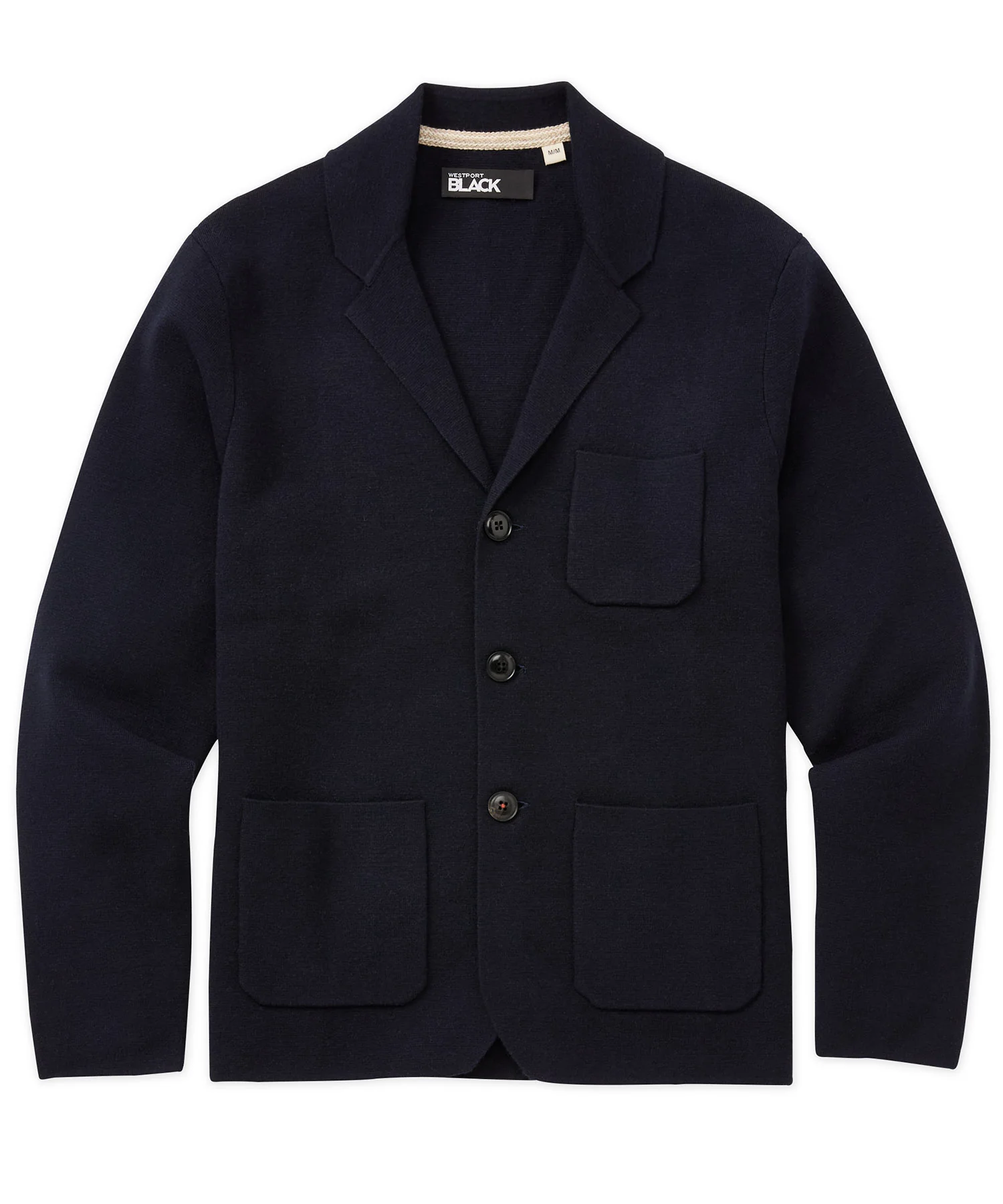 Westport Black Knit Blazer - Image 9