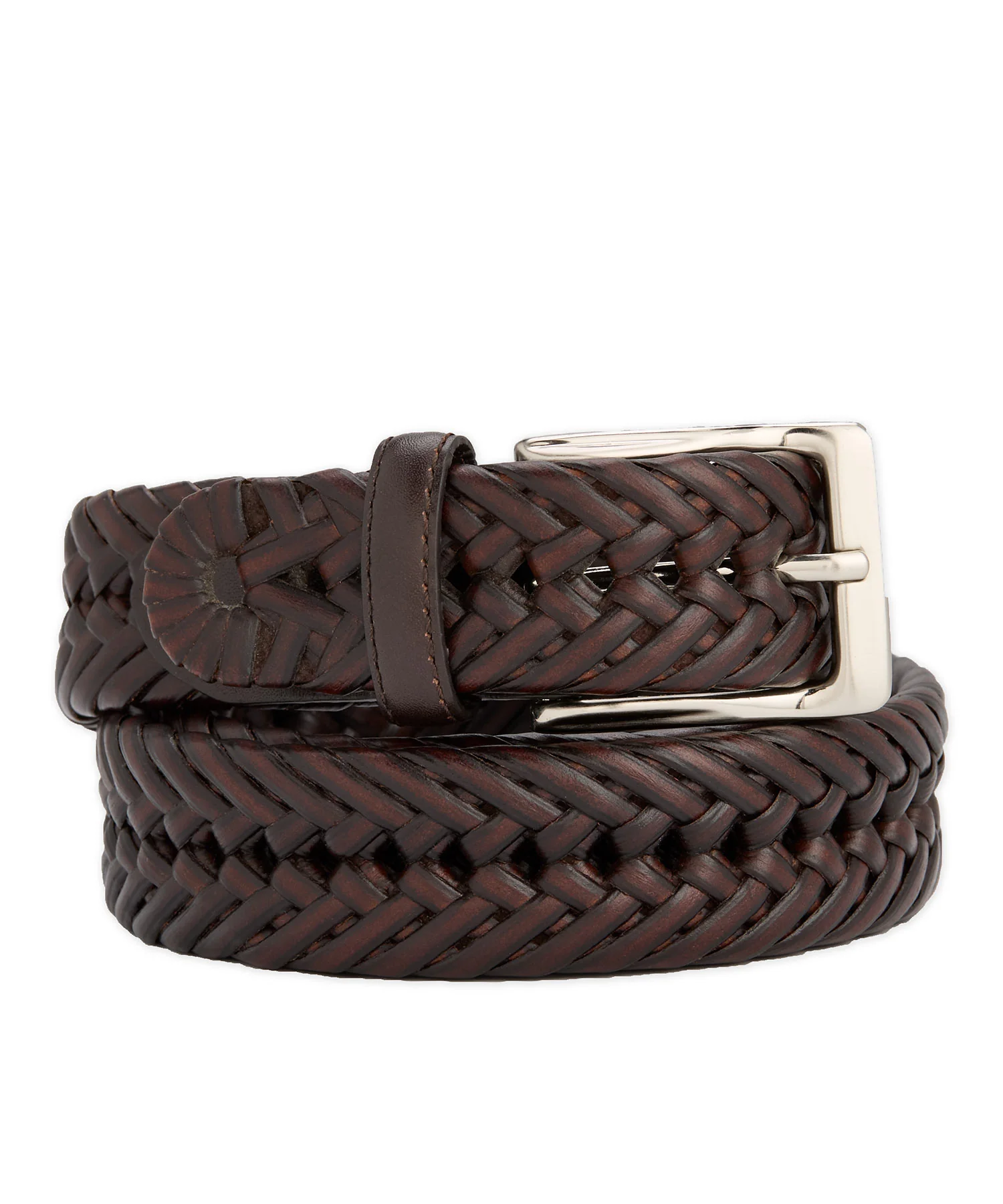 Westport Lifestyle 35mm Brushed Nickel Braided Belt - Image 4