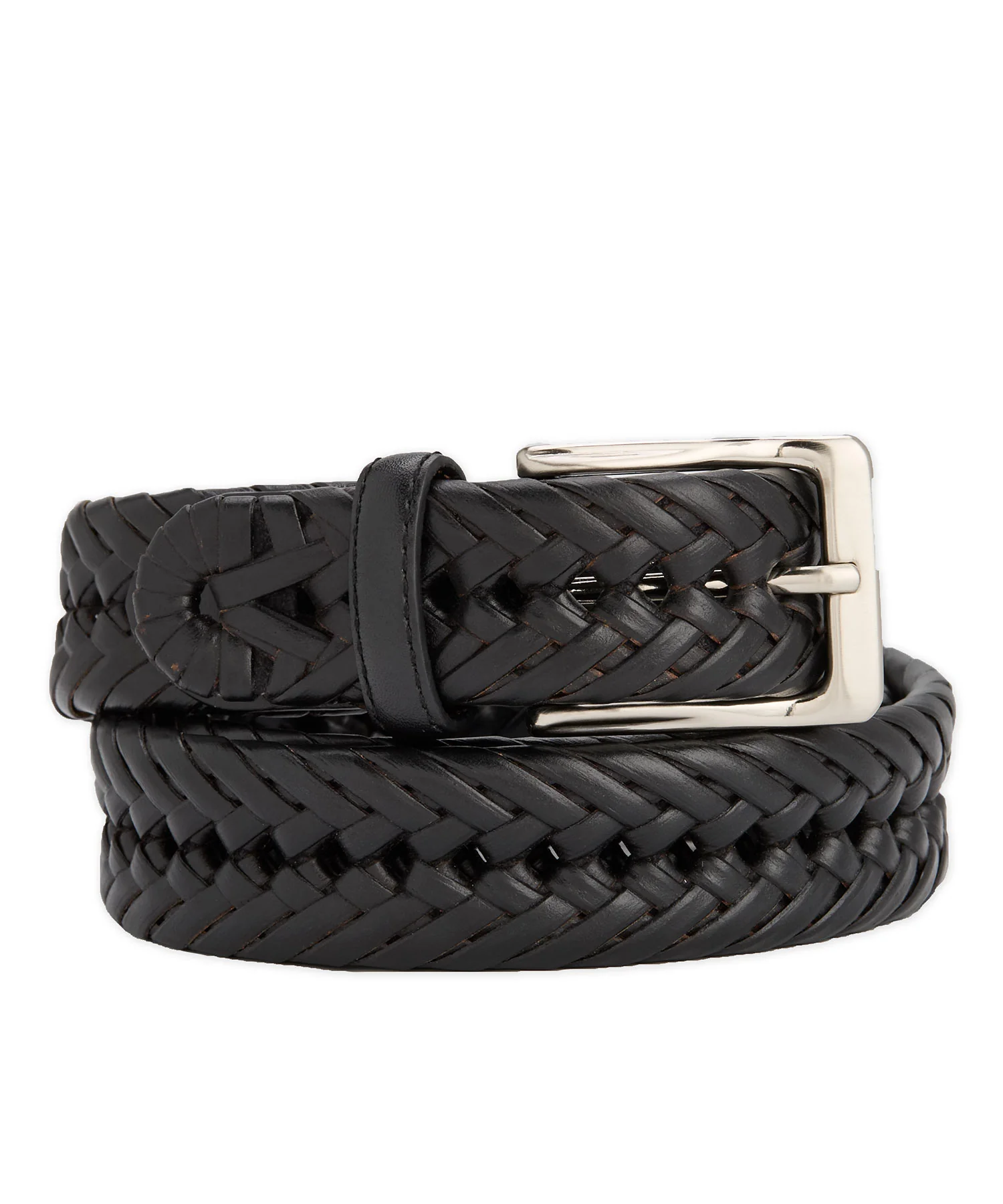 Westport Lifestyle 35mm Brushed Nickel Braided Belt - Image 5