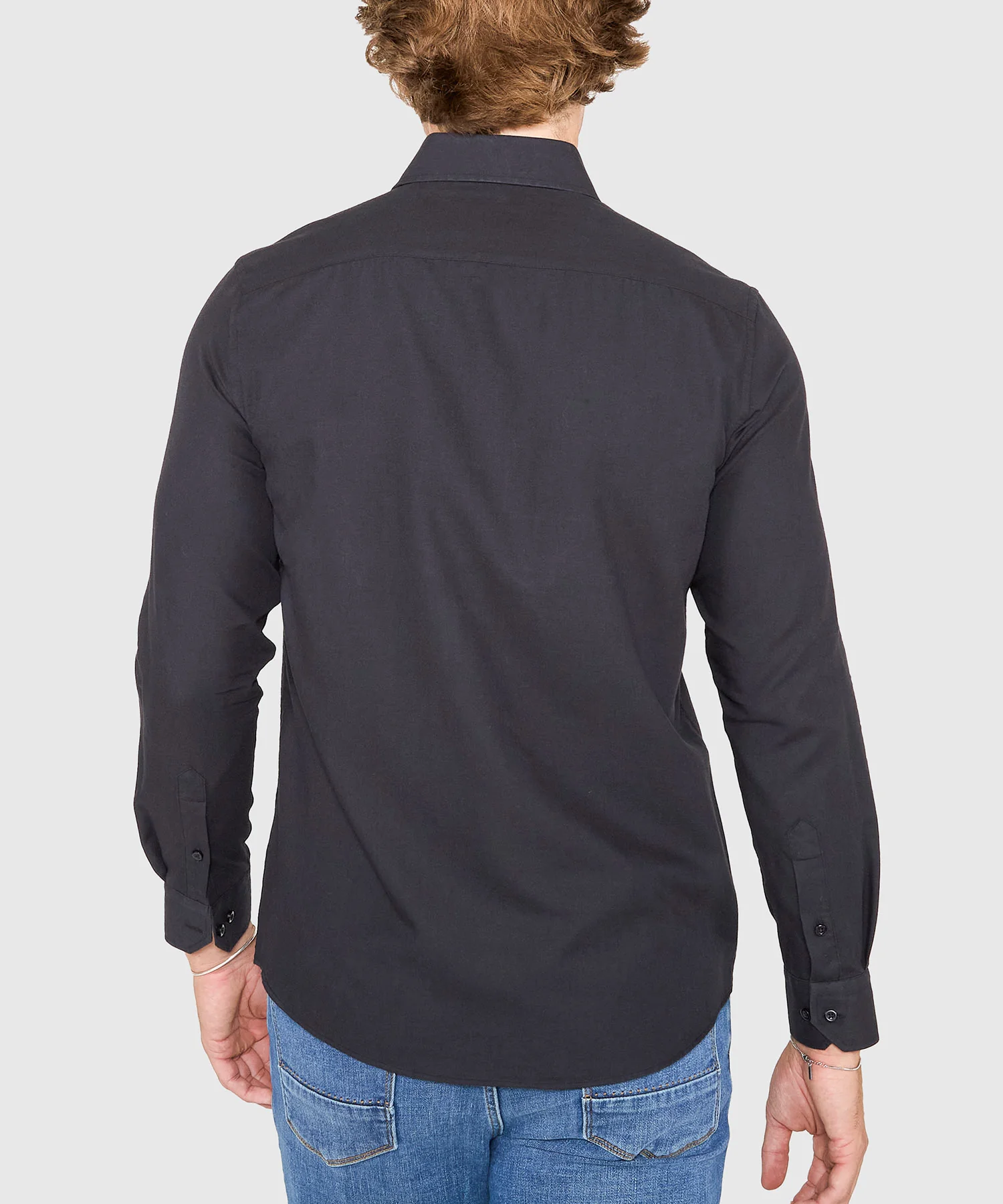 Westport No-Tuck Long Sleeve Button Down Collar Cotton Oxford Sport Shirt - Image 8