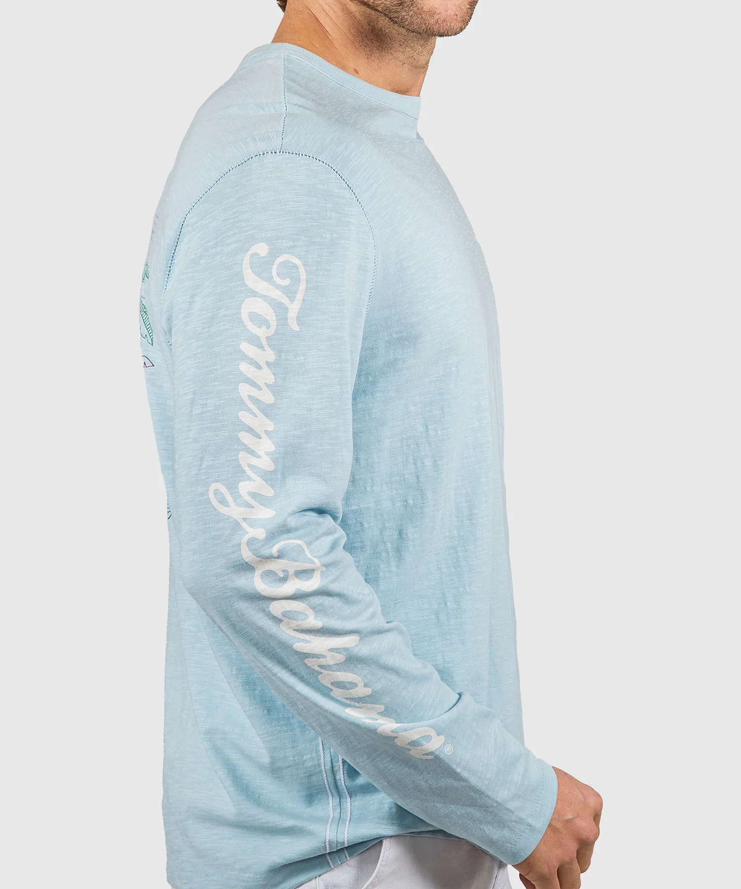 Tommy Bahama Long Sleeve 'Red, White & Boom' Lux T-Shirt - Image 6