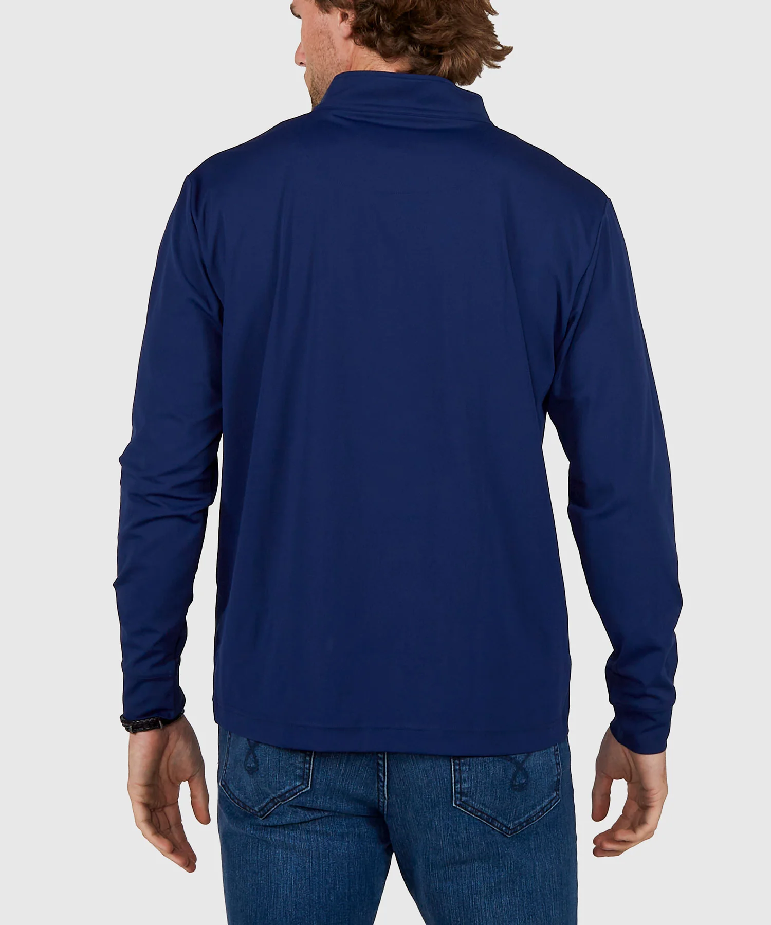 Westport No-Tuck Long Sleeve Stretch Performance Quarter Zip Pullover - Image 8