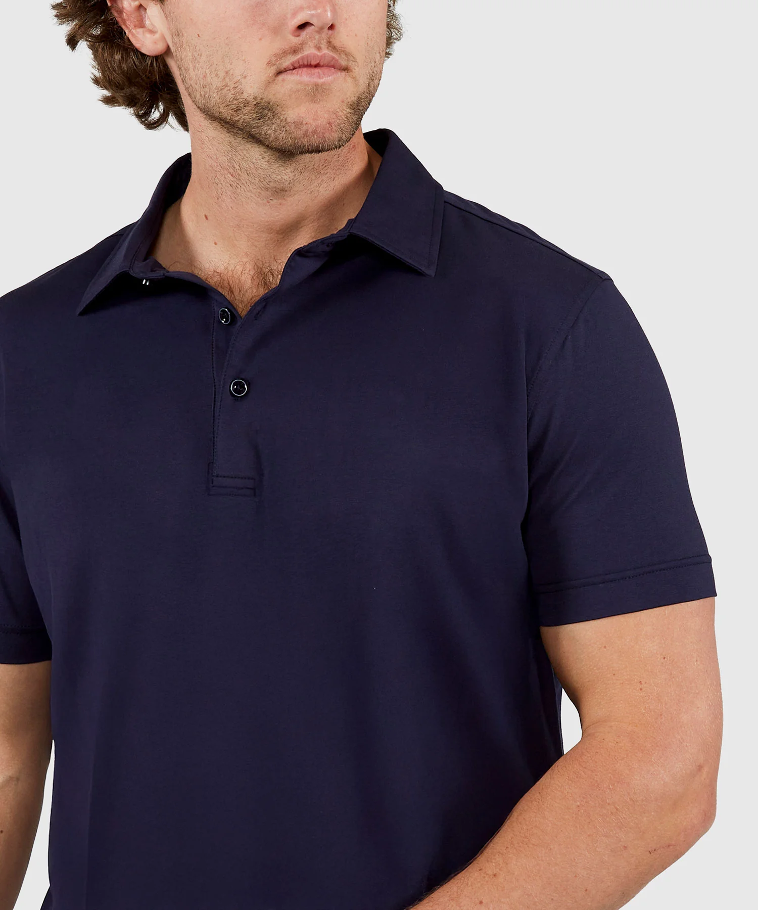 Westport No-Tuck Short Sleeve Cotton Performance Stretch Polo Knit Shirt - Image 7