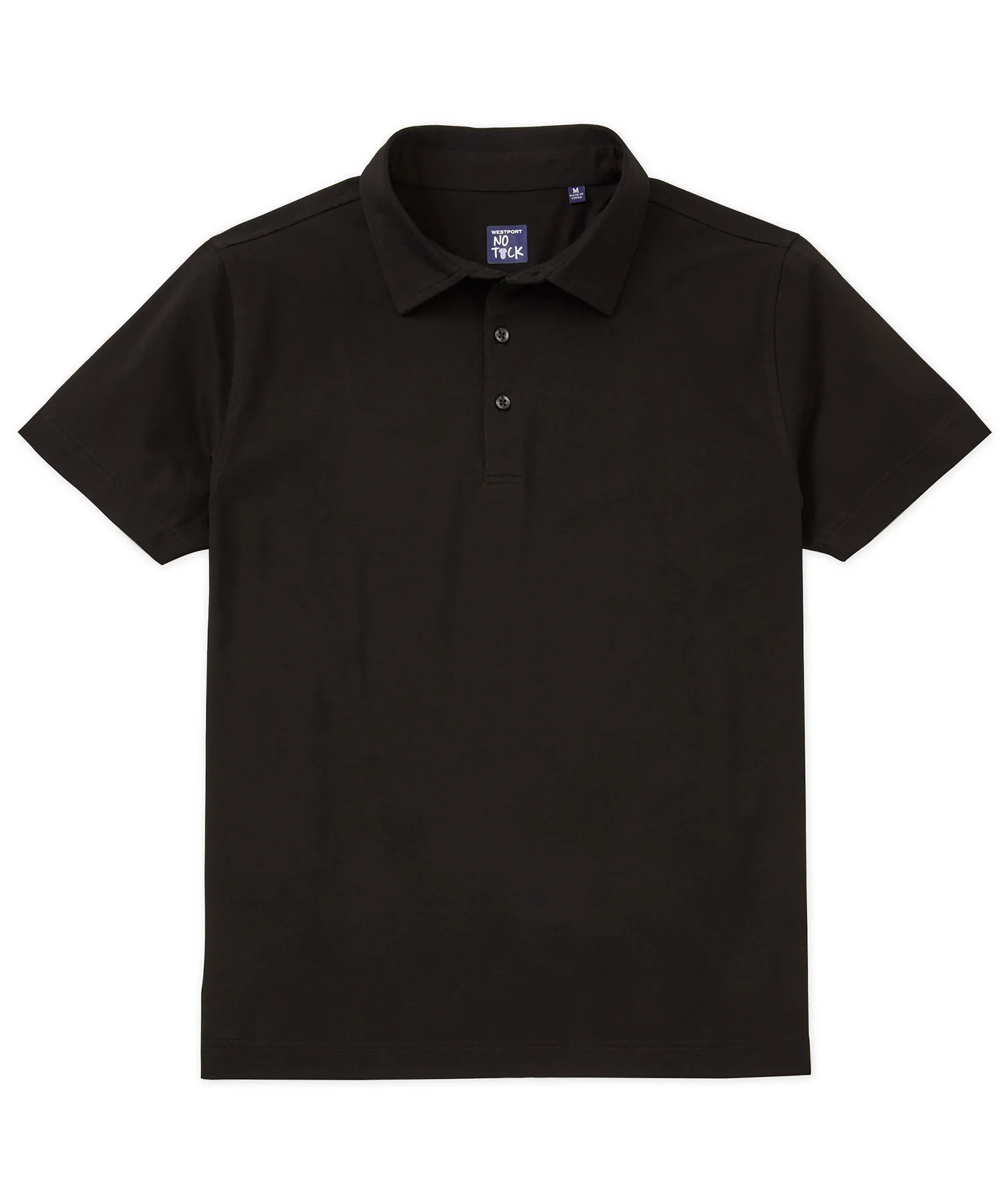 Westport No-Tuck Short Sleeve Cotton Performance Stretch Polo Knit Shirt - Image 9