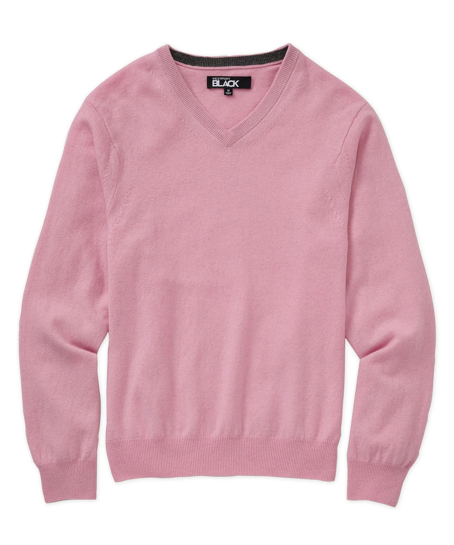 Westport Black Long Sleeve Riviera V-Neck Sweater Pullover - Image 11