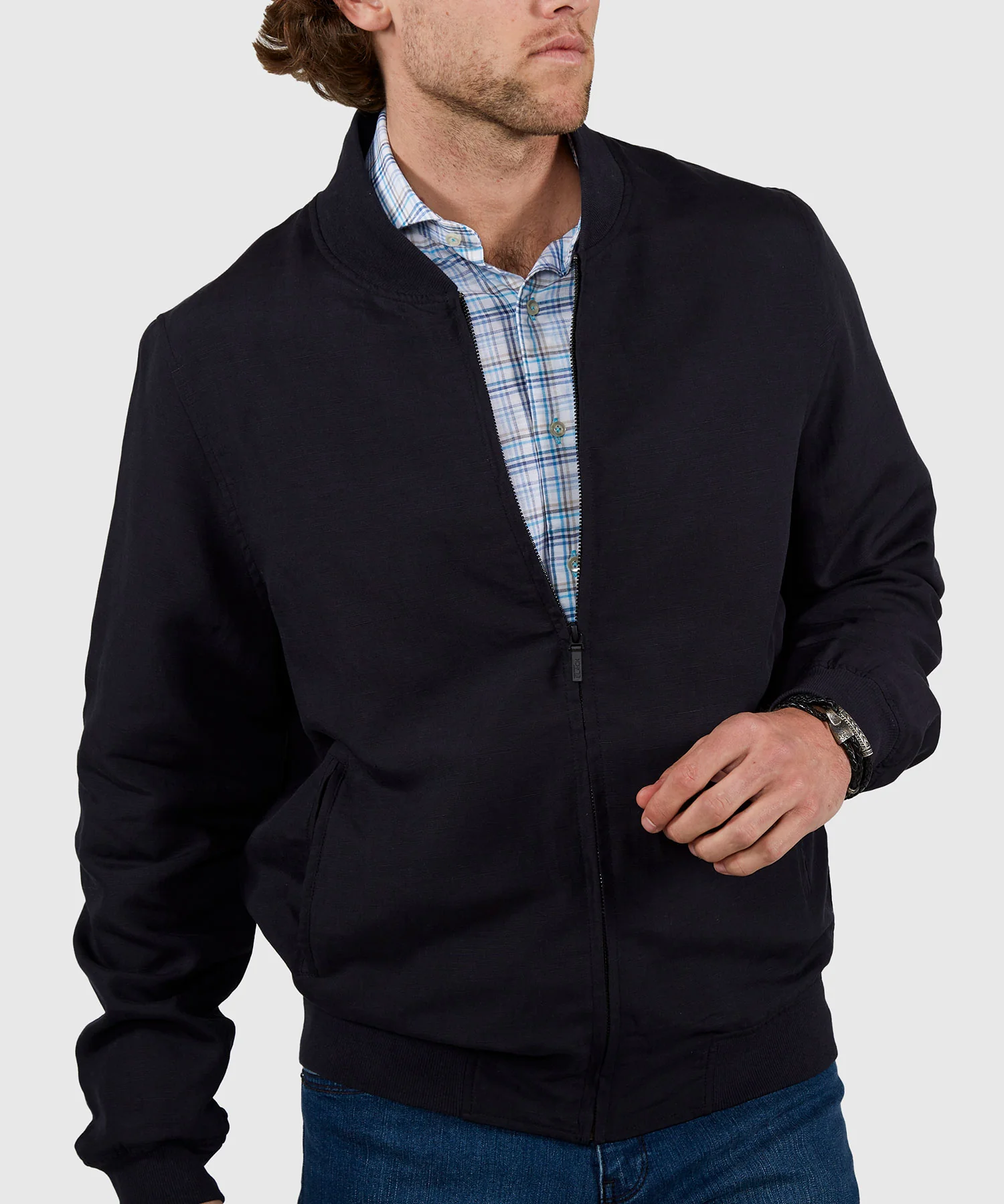 Westport Black Summer Blend Blouson Jacket - Image 10