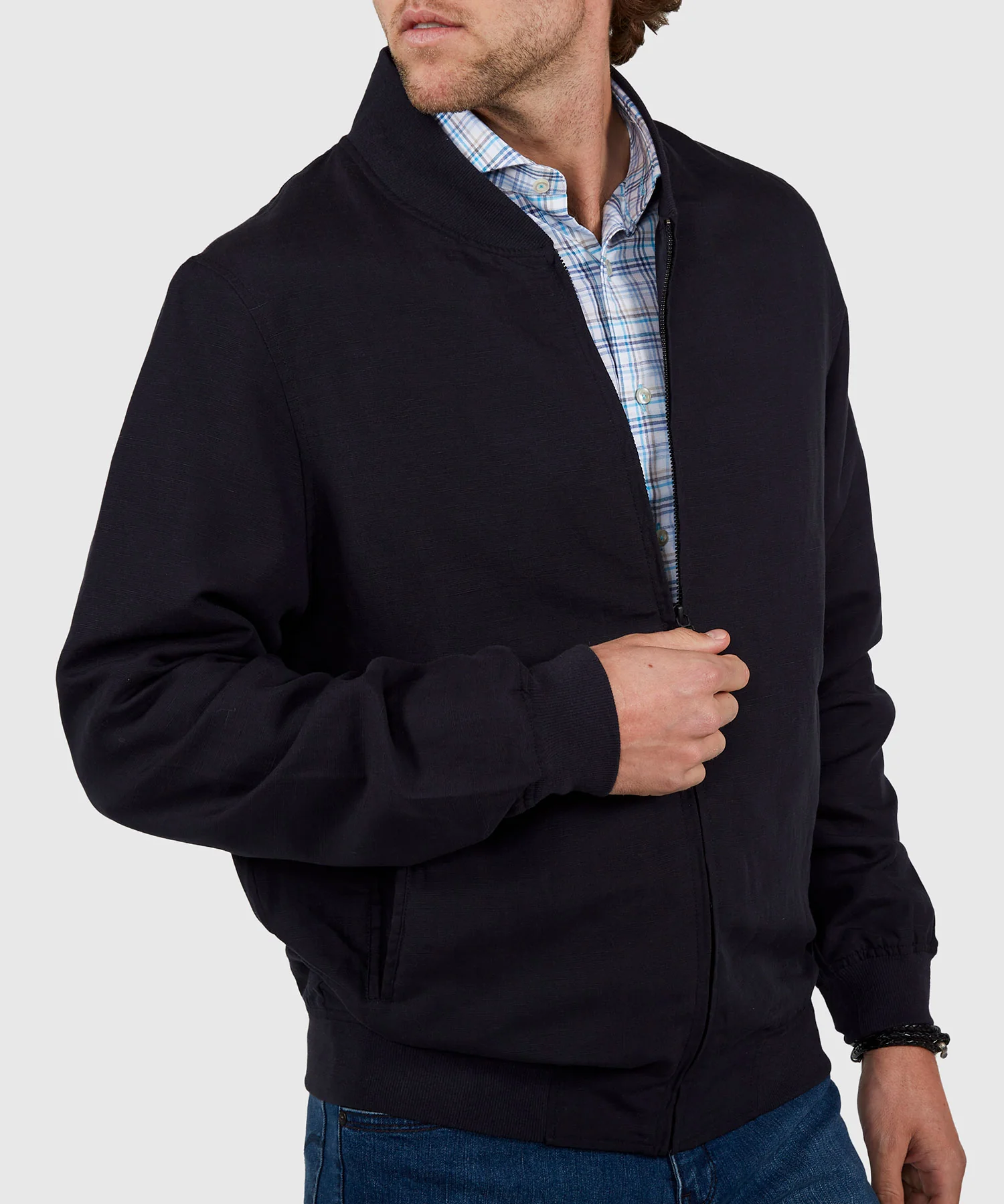 Westport Black Summer Blend Blouson Jacket - Image 9