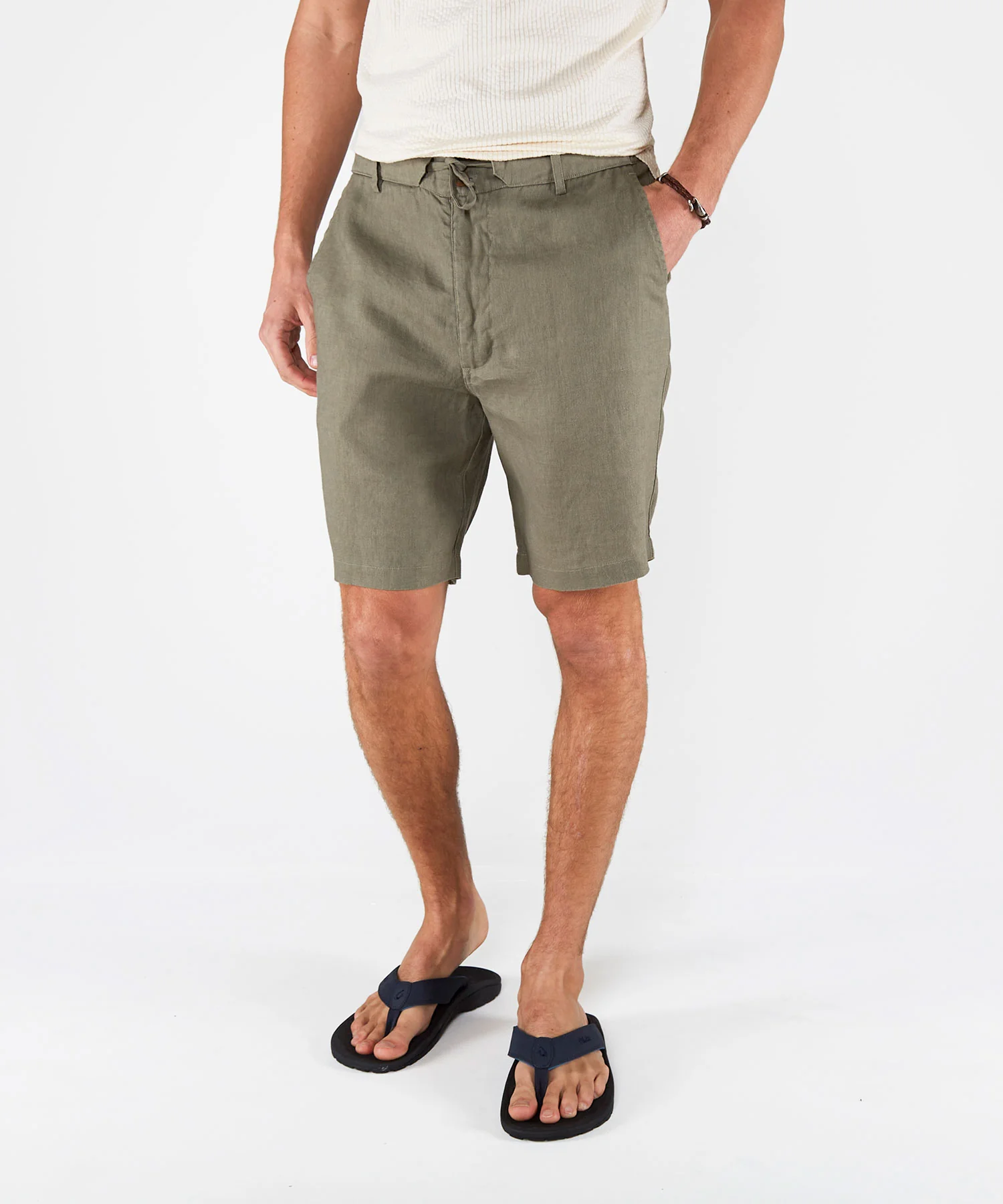 Westport Black Southport Solid Linen Drawcord Short - Image 12