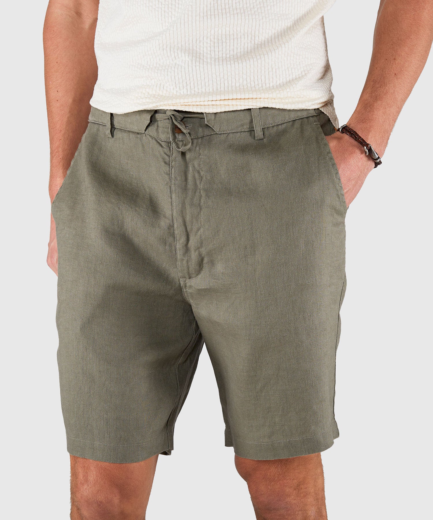Westport Black Southport Solid Linen Drawcord Short - Image 13