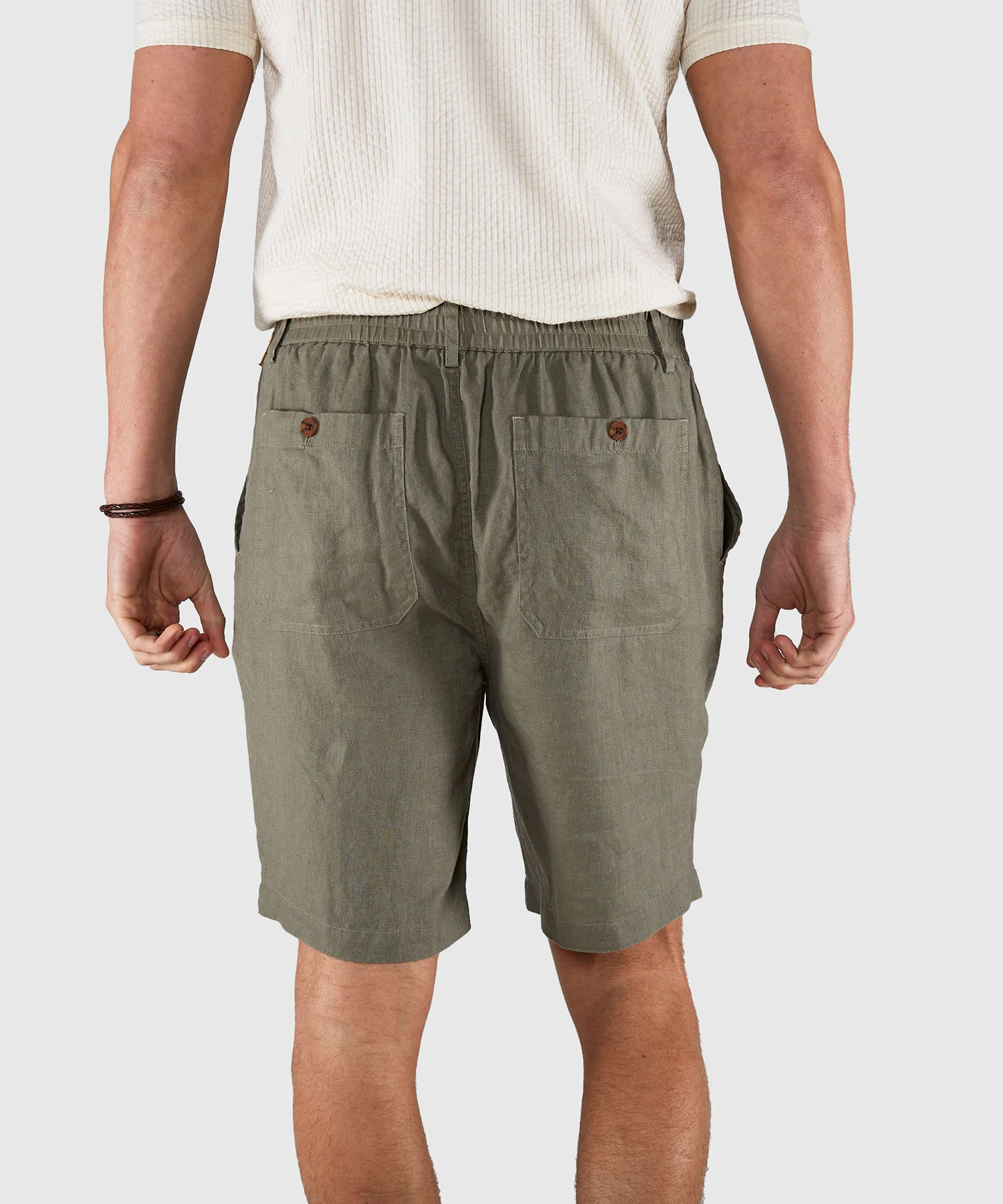 Westport Black Southport Solid Linen Drawcord Short - Image 14
