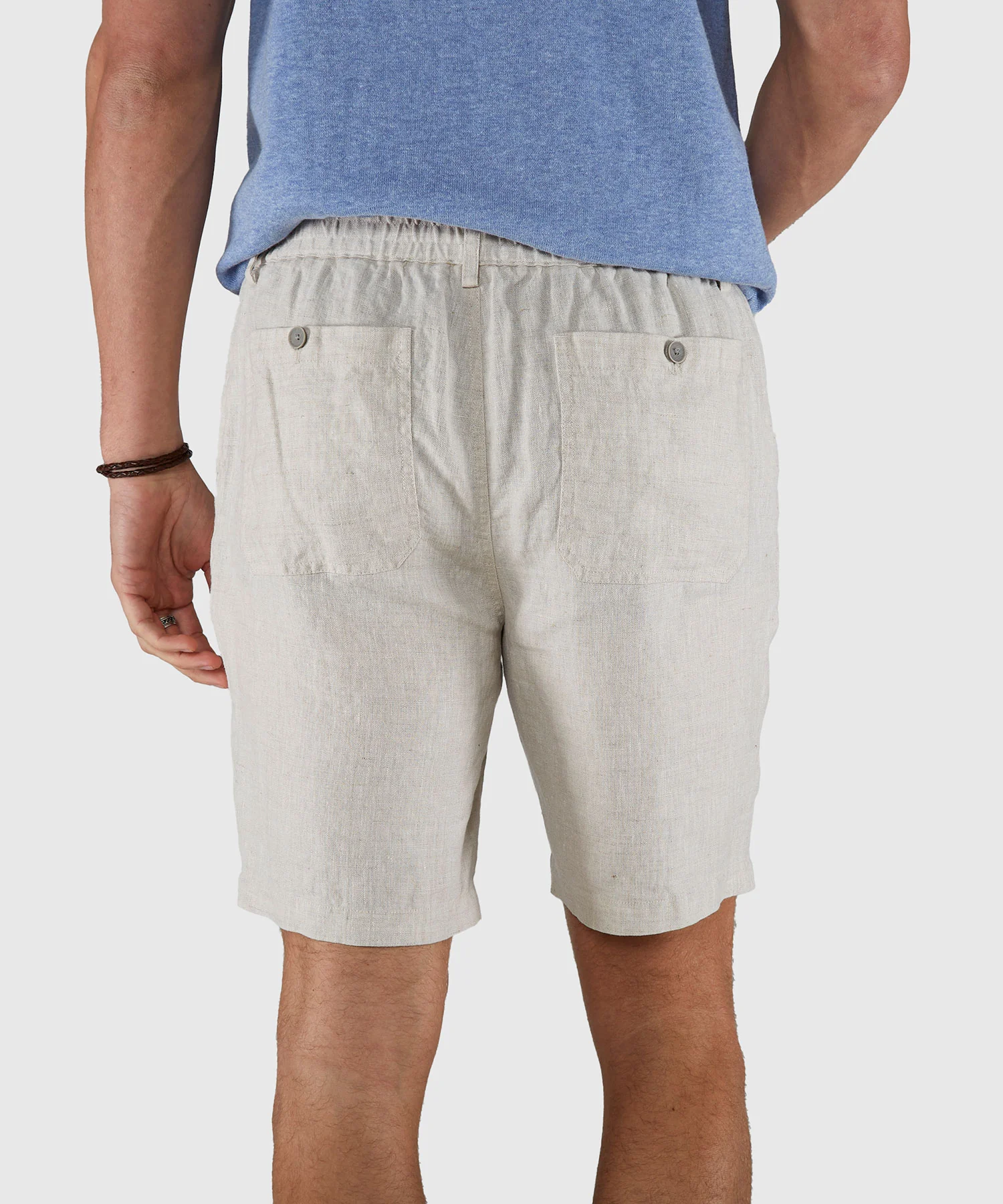Westport Black Southport Solid Linen Drawcord Short - Image 4