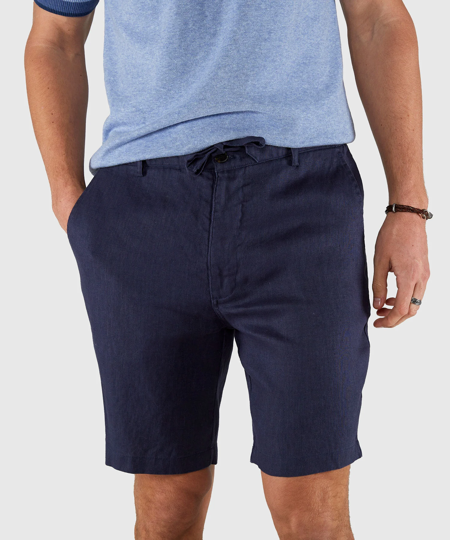 Westport Black Southport Solid Linen Drawcord Short - Image 8