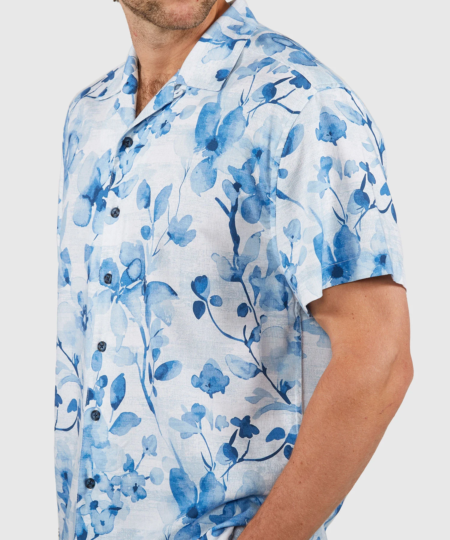 Westport Lifestyle Surfside 'Floral' Printed Camp Shirt - Image 7