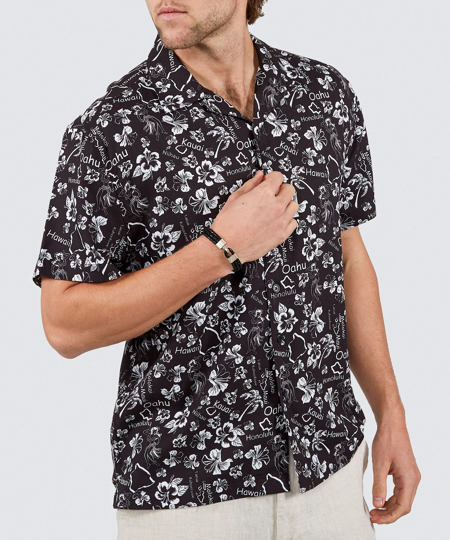 Westport Lifestyle Surfside 'Aloha' Printed Camp Shirt - Image 3