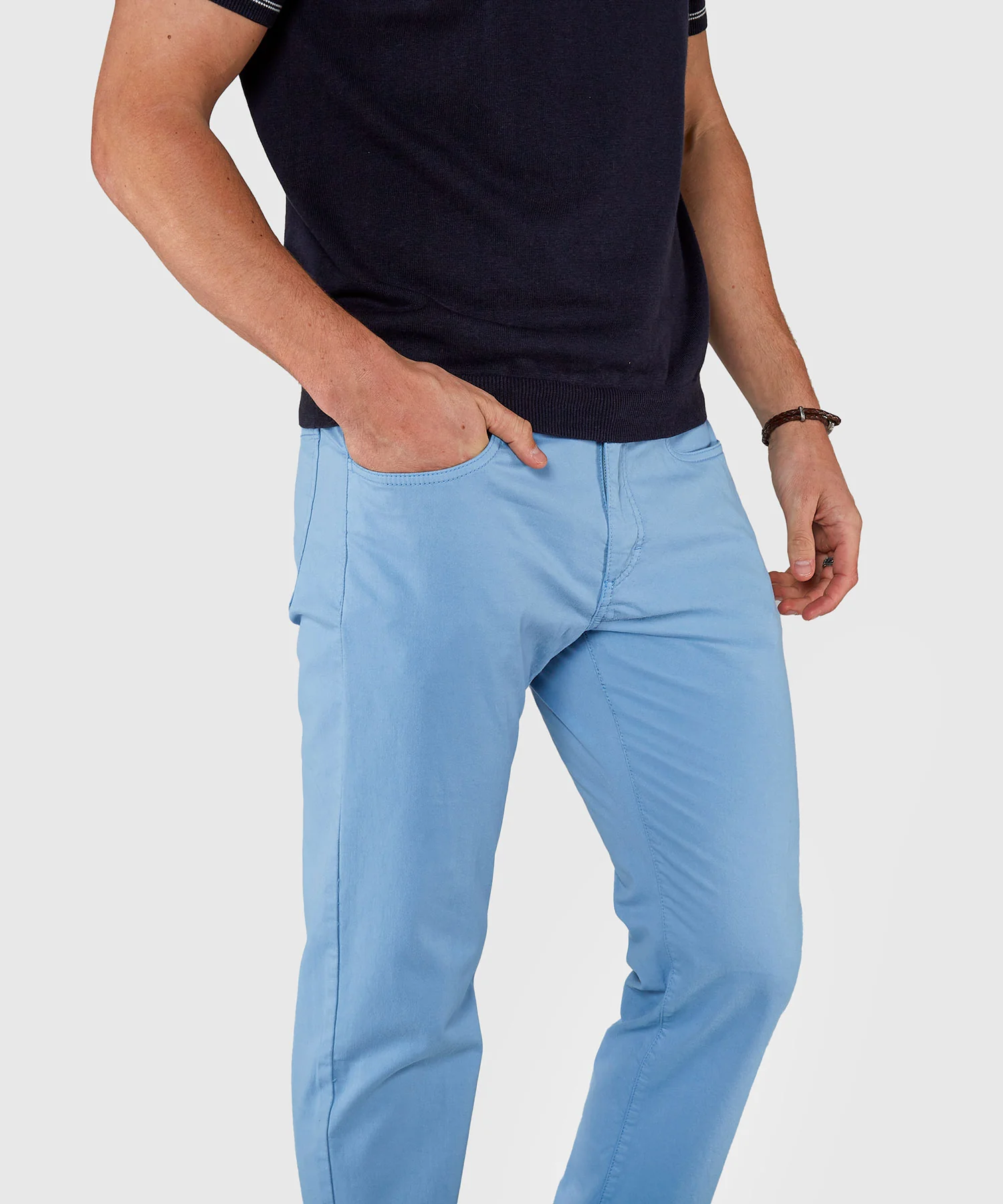 Westport Black Garment Dyed 5-Pocket Twill Pant - Image 13