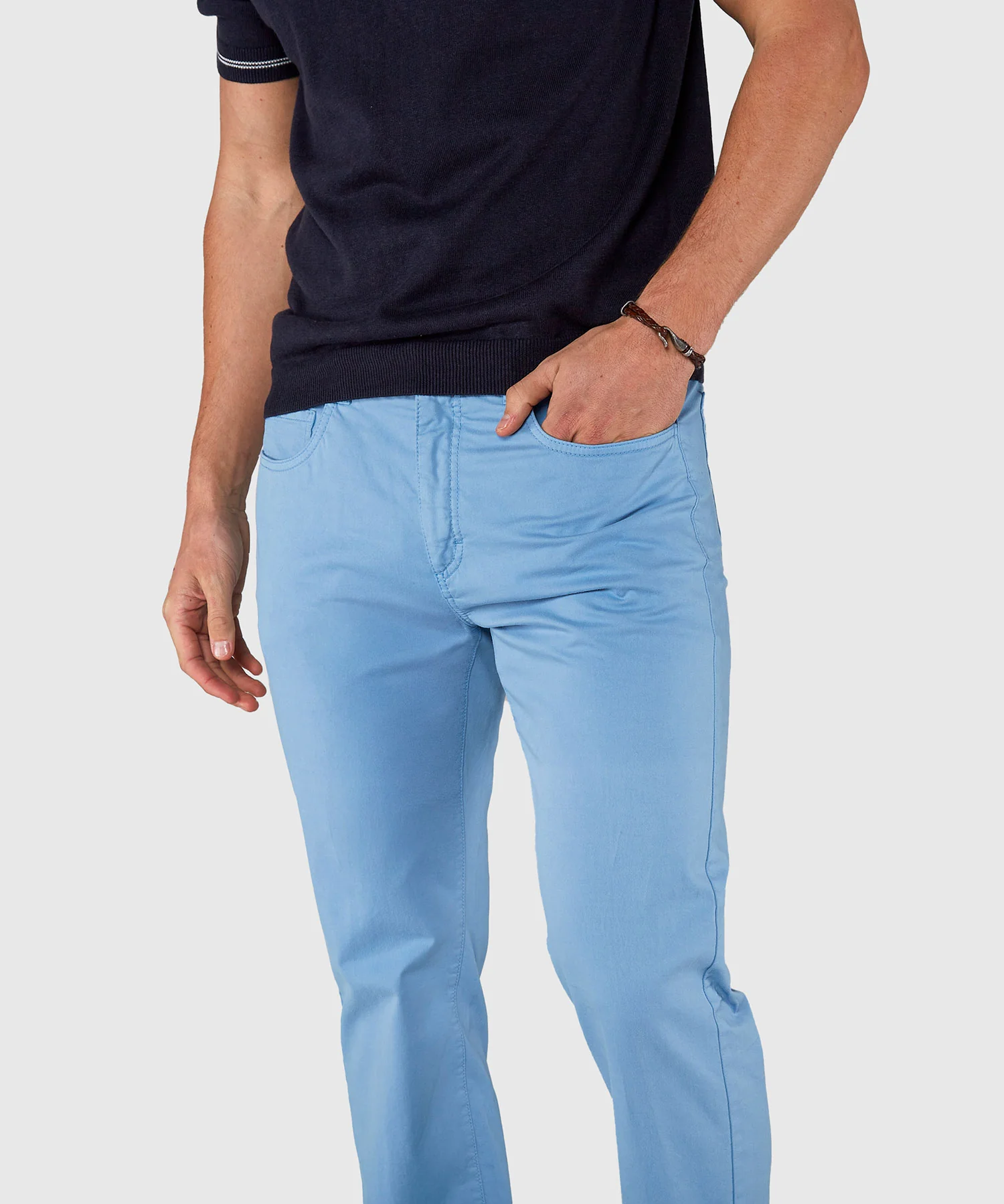Westport Black Garment Dyed 5-Pocket Twill Pant - Image 14