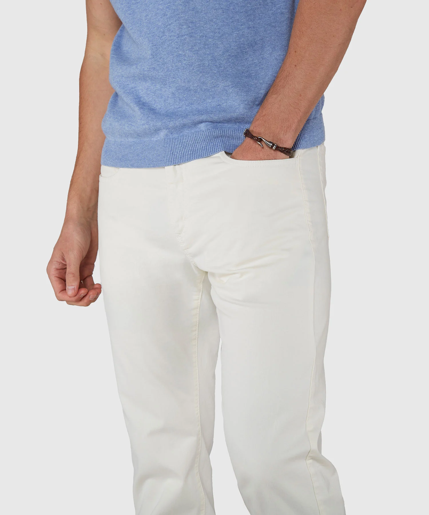 Westport Black Garment Dyed 5-Pocket Twill Pant - Image 3