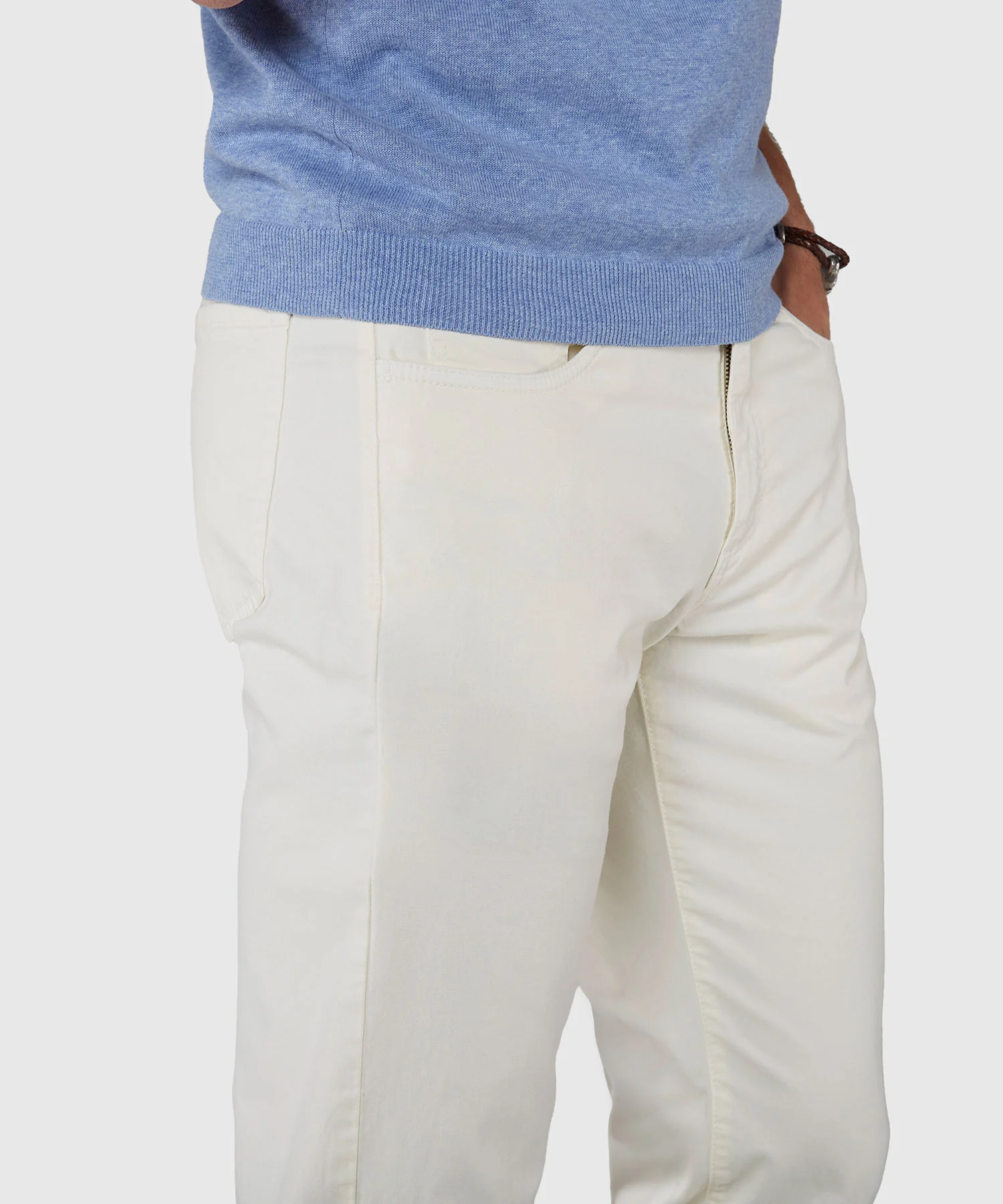 Westport Black Garment Dyed 5-Pocket Twill Pant - Image 4