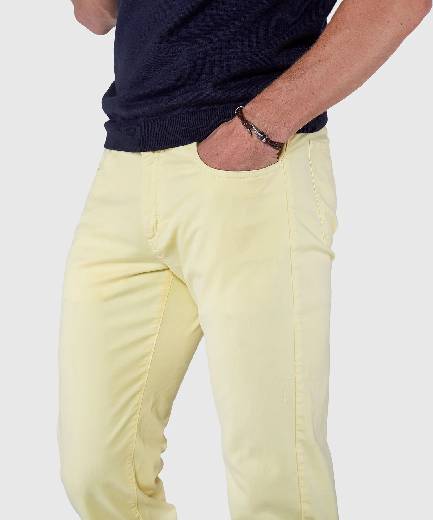 Westport Black Garment Dyed 5-Pocket Twill Pant - Image 8