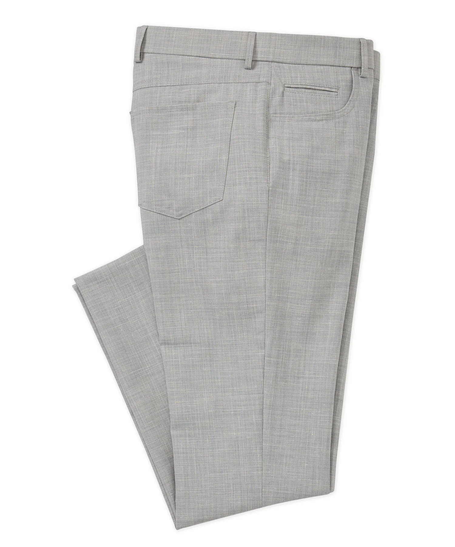 Westport Black Stretch Linen 5-Pocket Pant - Image 8