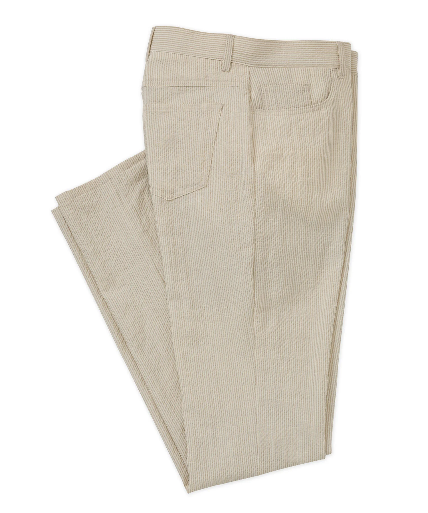 Westport Black 5-Pocket Seersucker Performance Linen Pant - Image 8
