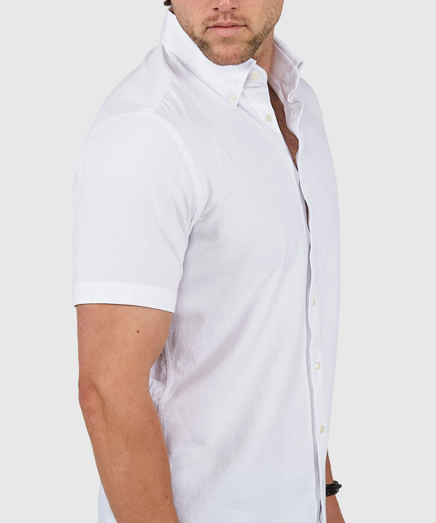 Westport No-Tuck Short Sleeve Oxford Sport Shirt - Image 11