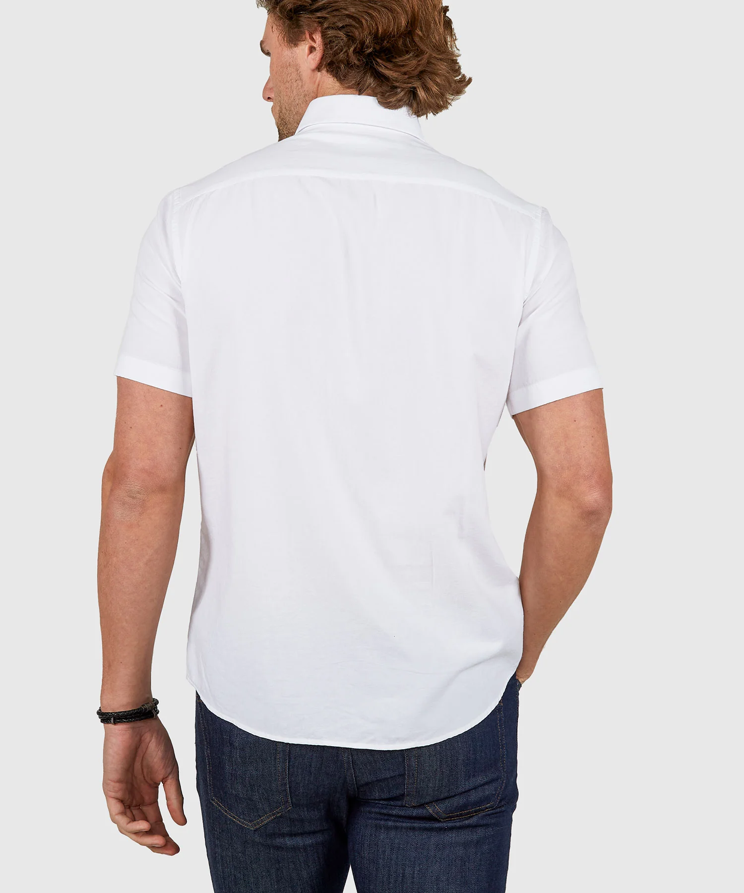 Westport No-Tuck Short Sleeve Oxford Sport Shirt - Image 12