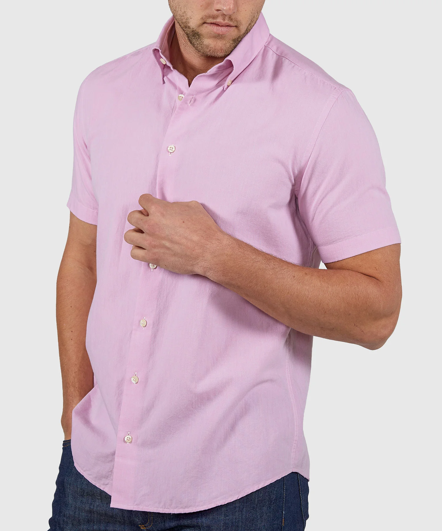 Westport No-Tuck Short Sleeve Oxford Sport Shirt - Image 15
