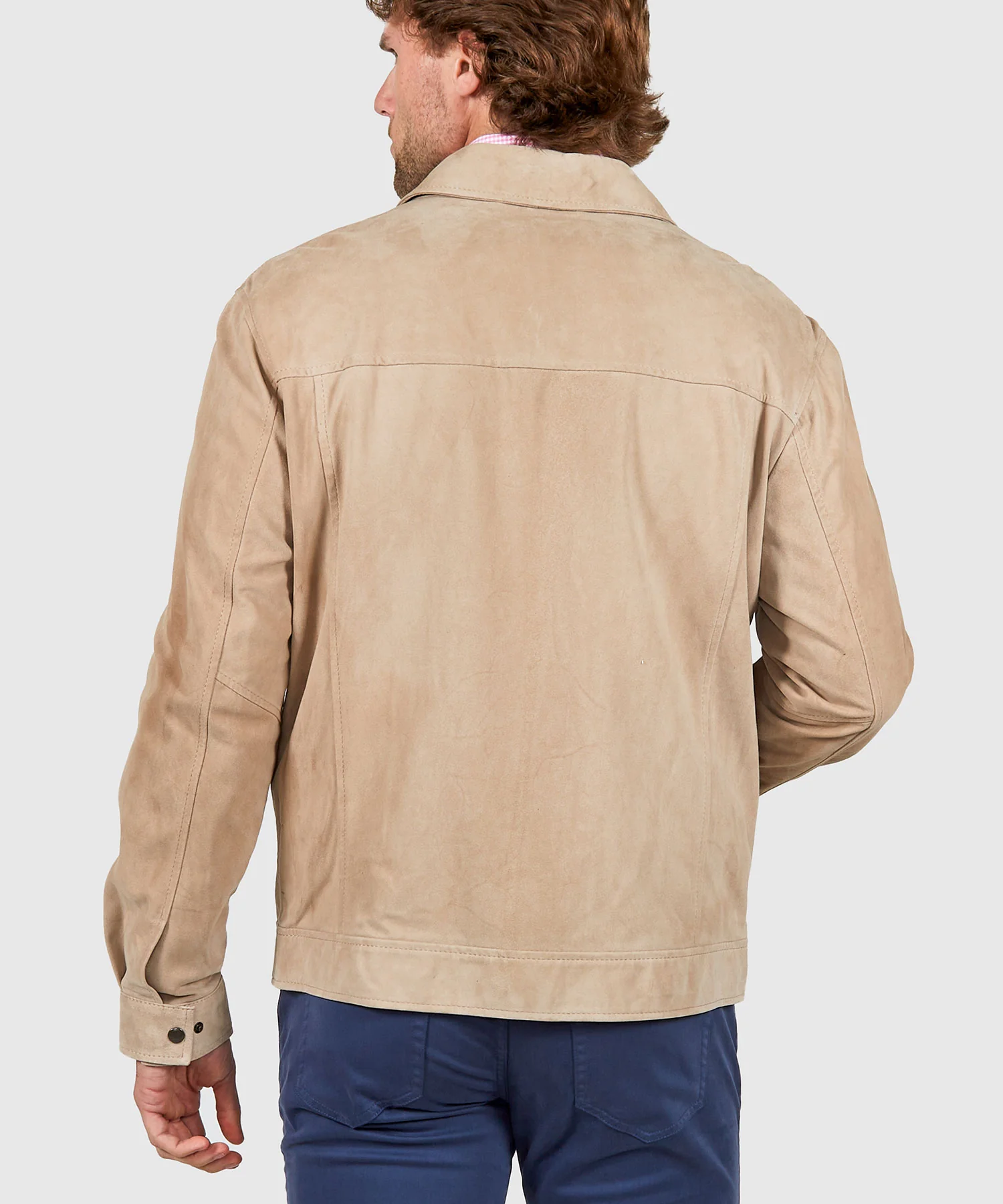 Westport Black Goat Suede Leather Jacket - Image 8