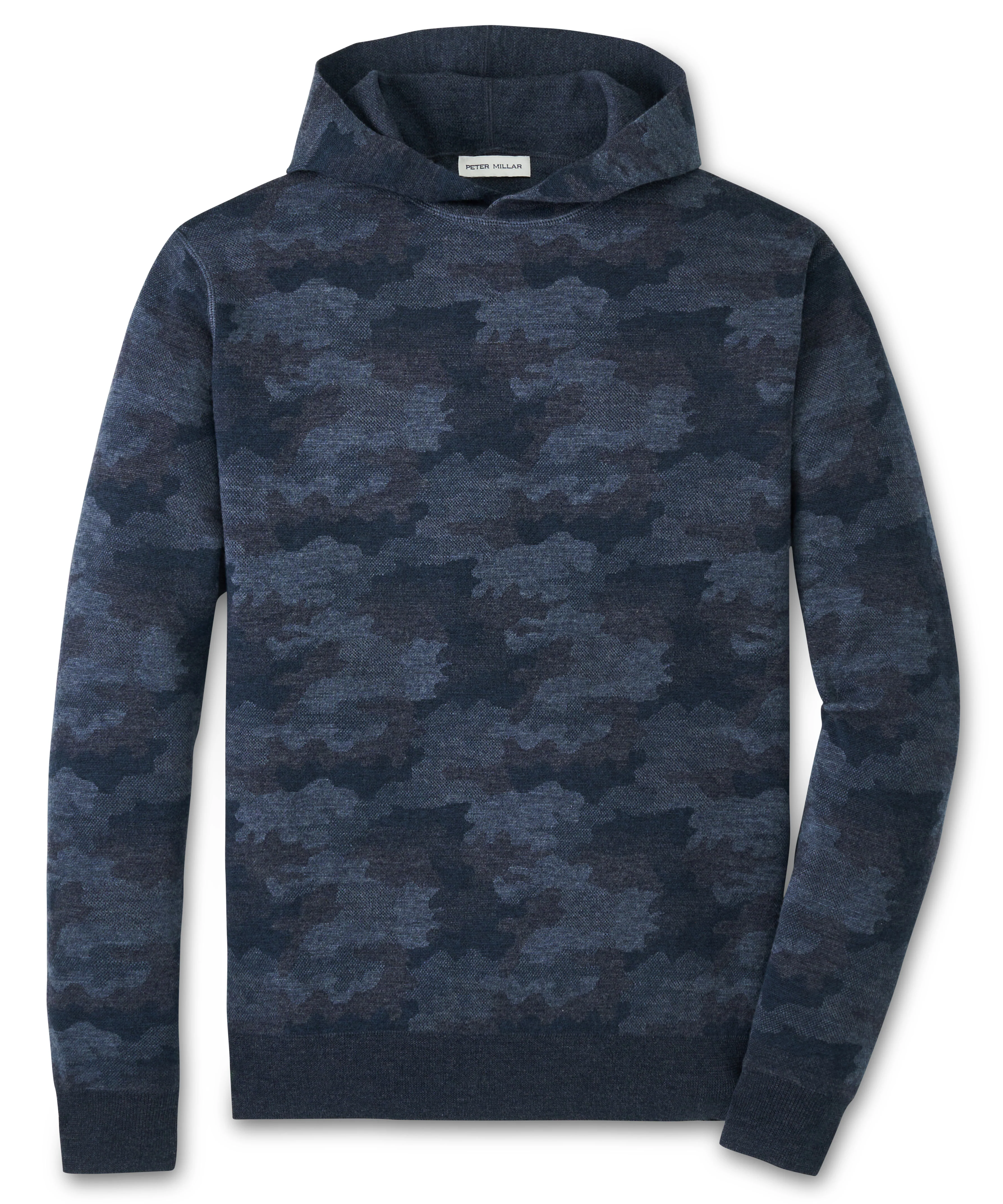 Peter Millar Long Sleeve Reversible Camo Popover Hoodie Pullover - Image 9