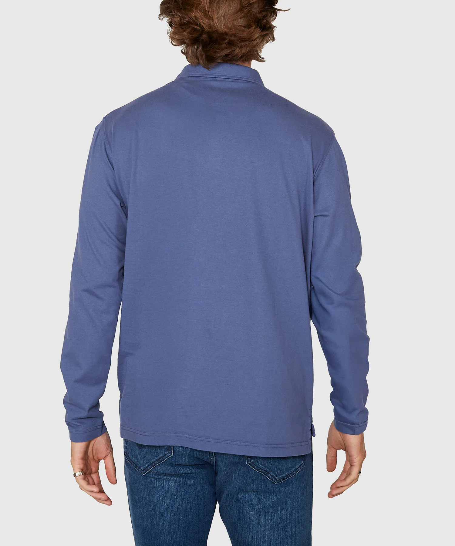Westport Lifestyle Long Sleeve Ocean Washed Polo - Image 10