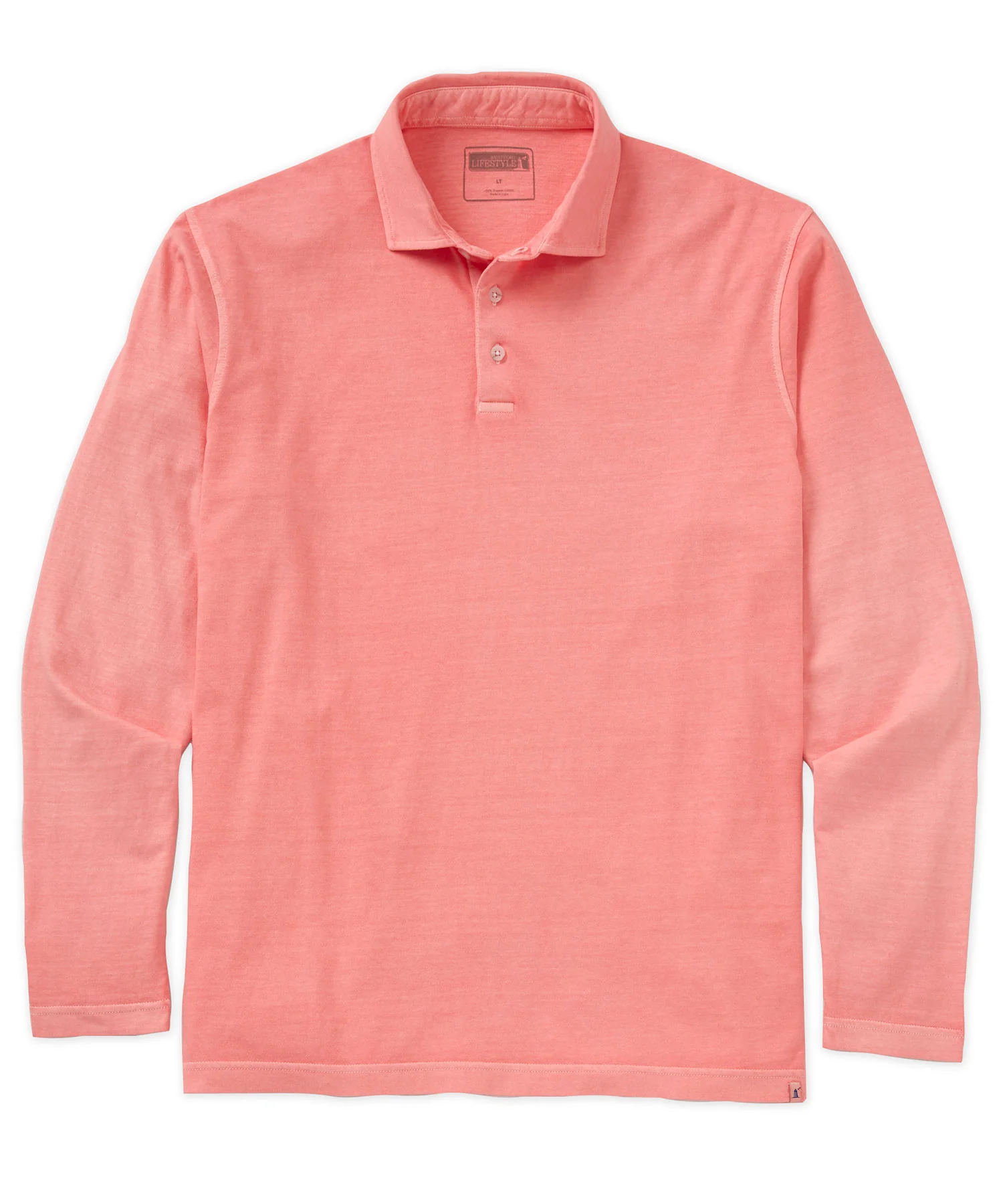 Westport Lifestyle Long Sleeve Ocean Washed Polo - Image 14
