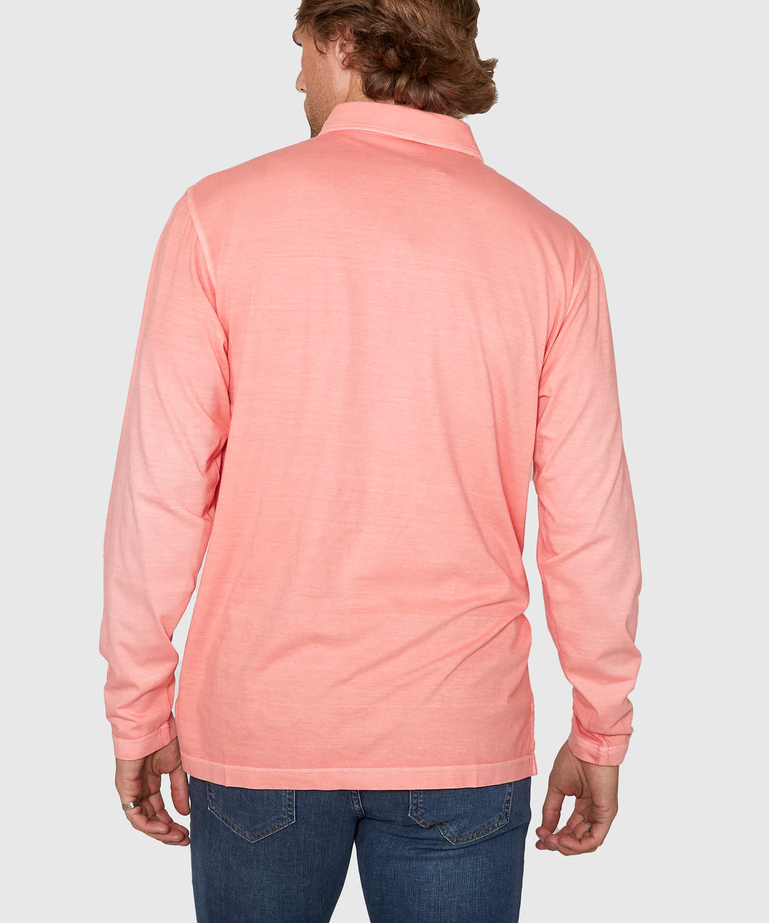 Westport Lifestyle Long Sleeve Ocean Washed Polo - Image 17