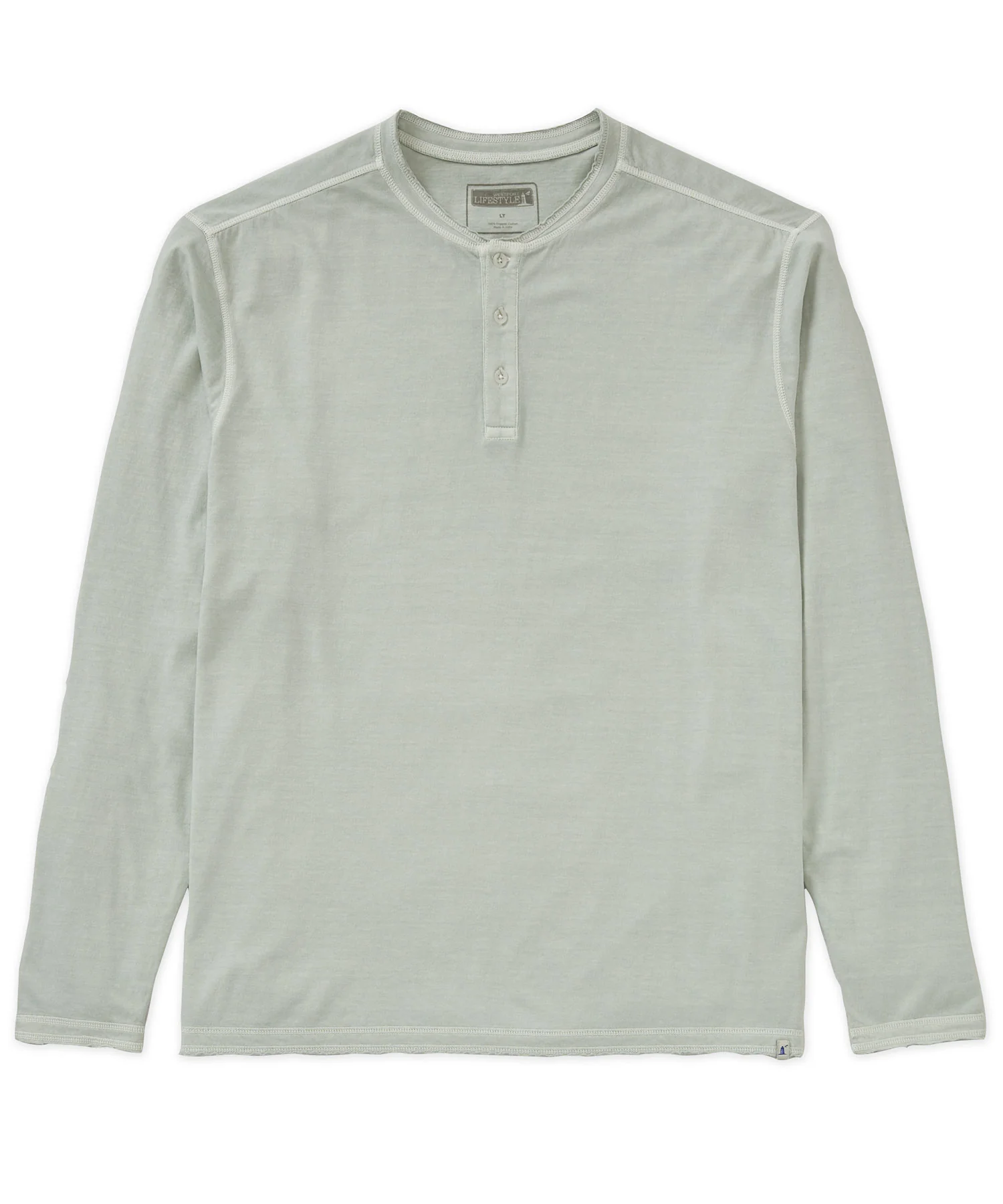 Westport Lifestyle Long Sleeve Ocean Washed Henley - Image 18