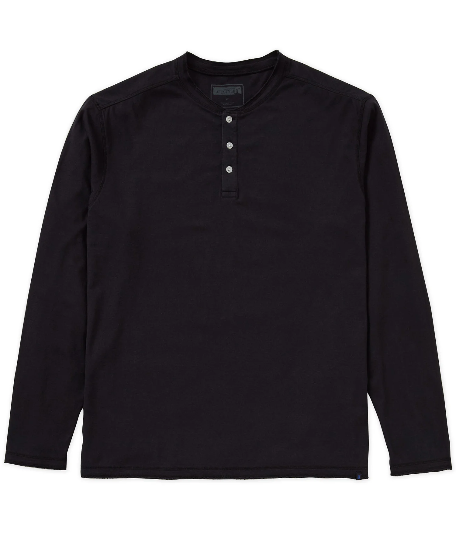 Westport Lifestyle Long Sleeve Ocean Washed Henley - Image 8