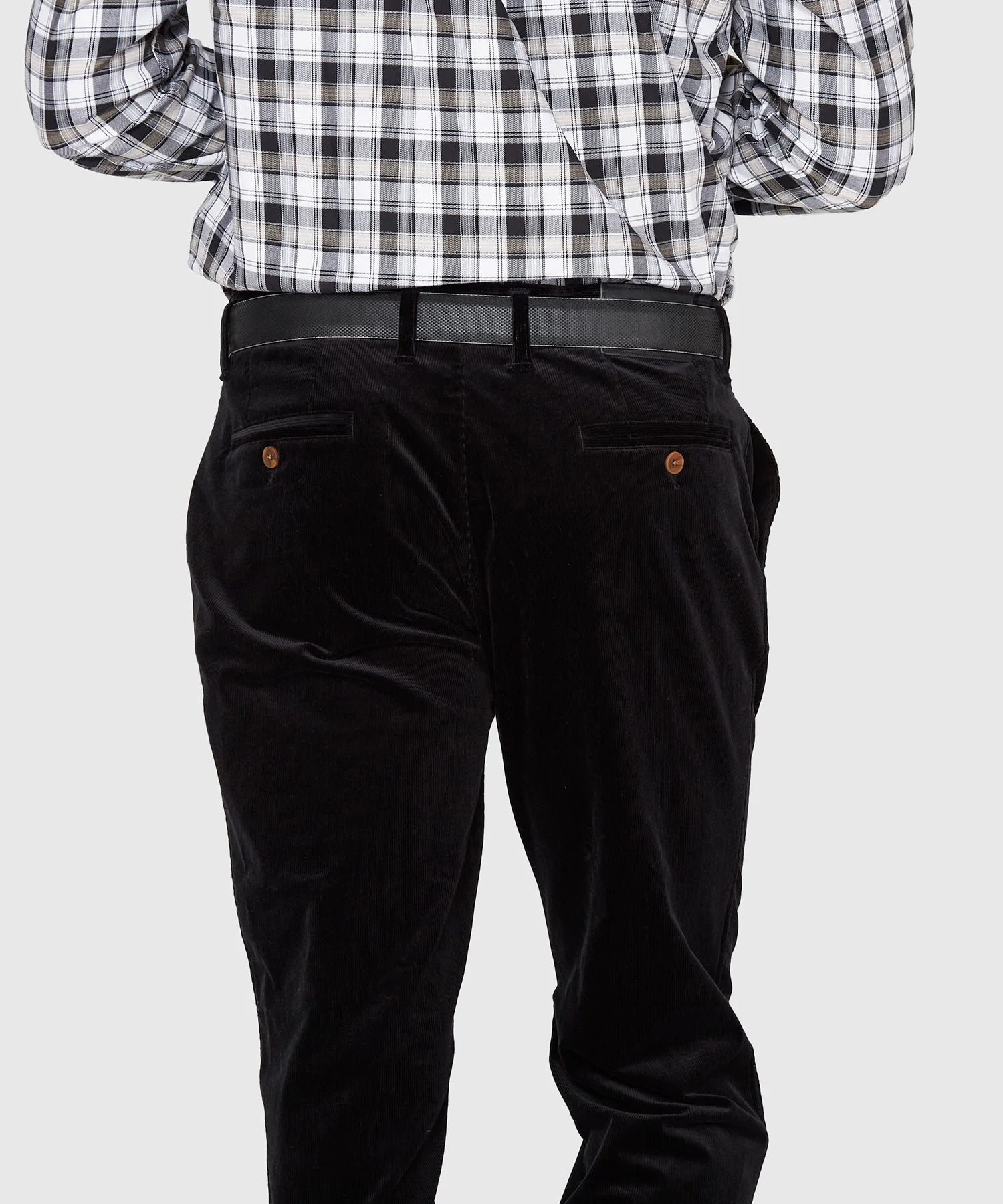 Westport Black Westfield Flat Front Corduroy Pant - Image 8