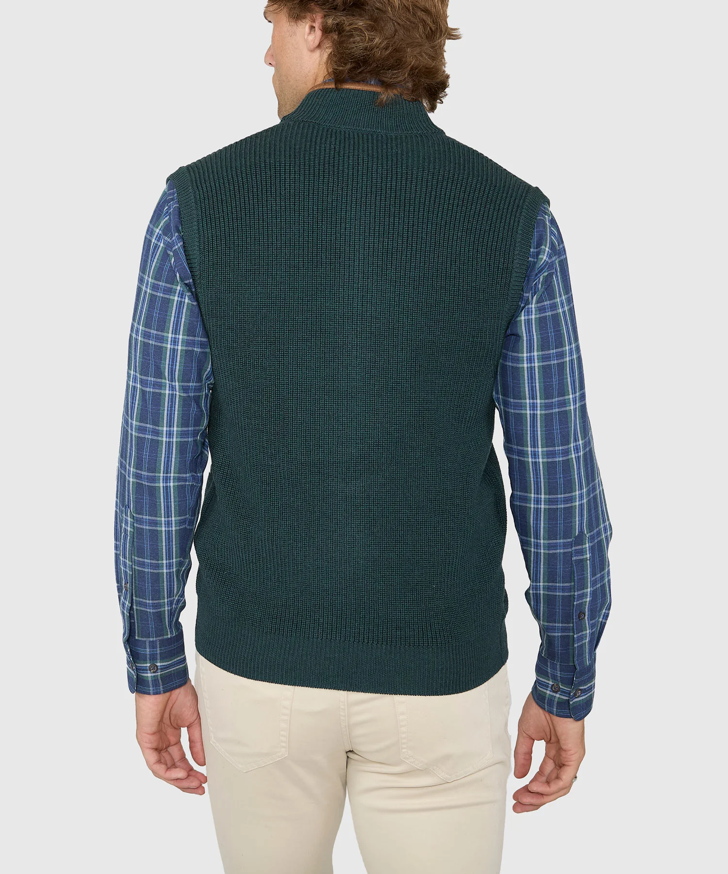 Westport Black Mystic Merino Wool Full Zip Vest - Image 10