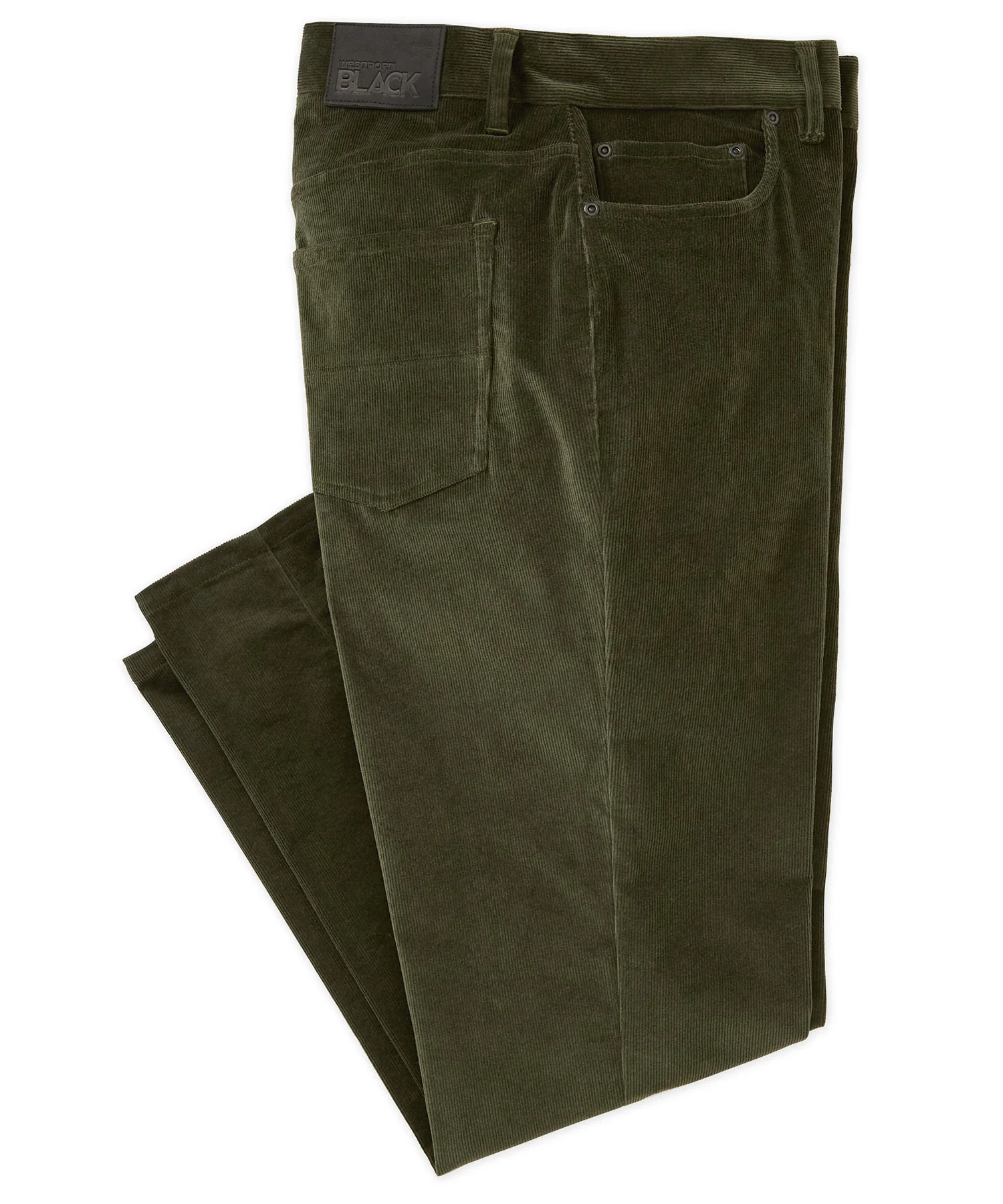 Westport Black Briarwood Stretch 5-Pocket Corduroy Pant - Image 11