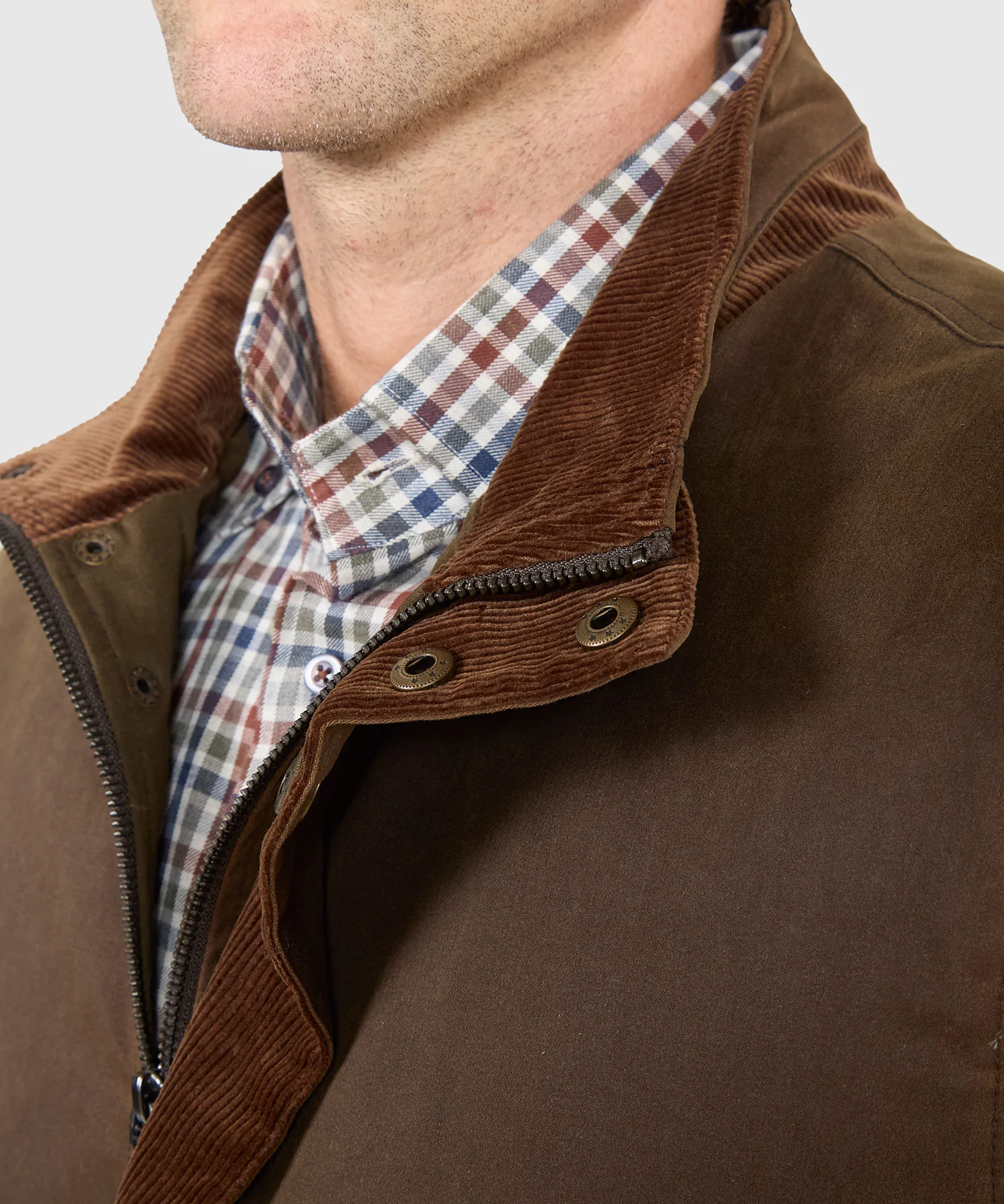 Westport Black Hudson Waxed Cotton Vest - Image 9