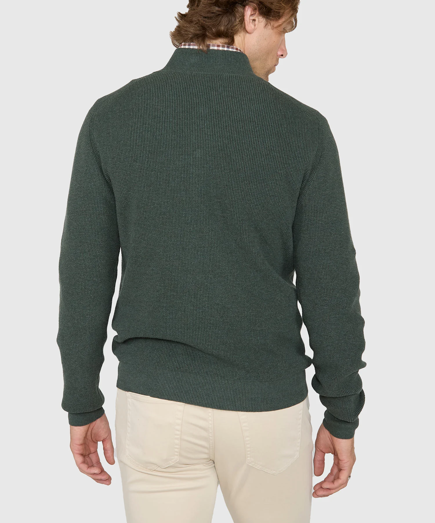 Westport Black Legacy Cotton Cashmere Button Mock Sweater - Image 15