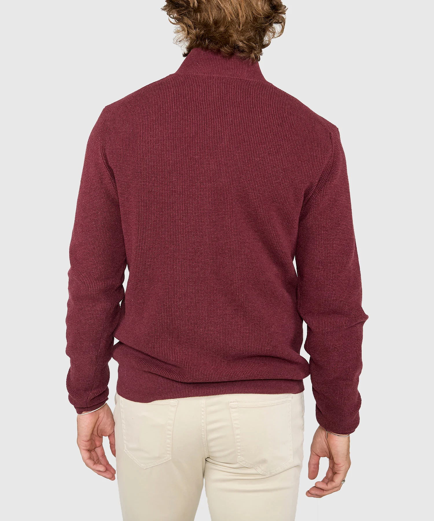 Westport Black Legacy Cotton Cashmere Button Mock Sweater - Image 5