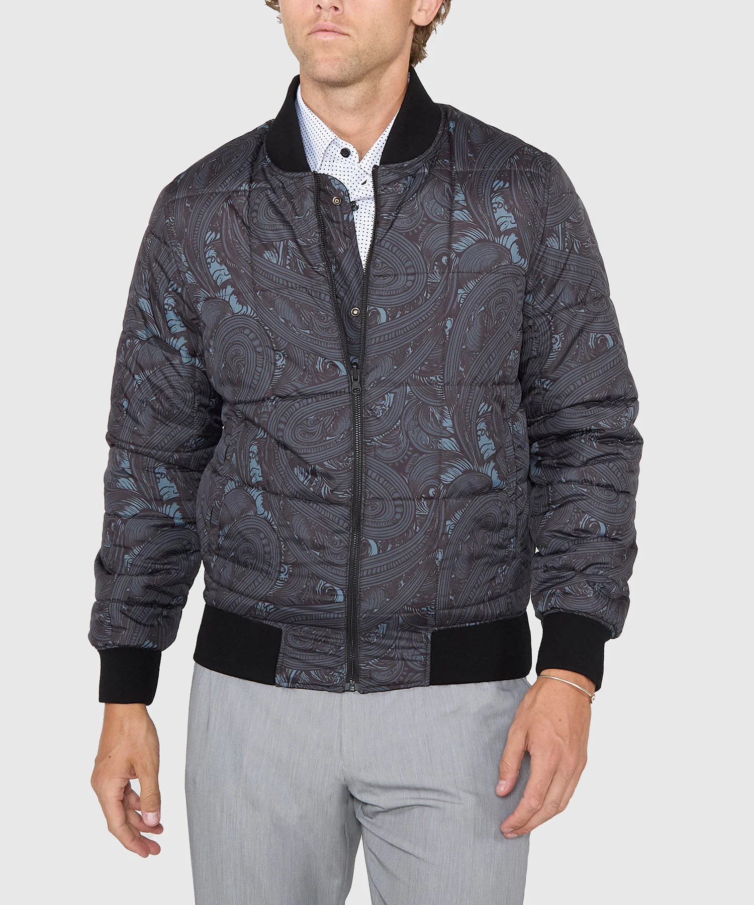 Westport Black Switch Reversible Wool Blouson Jacket - Image 10