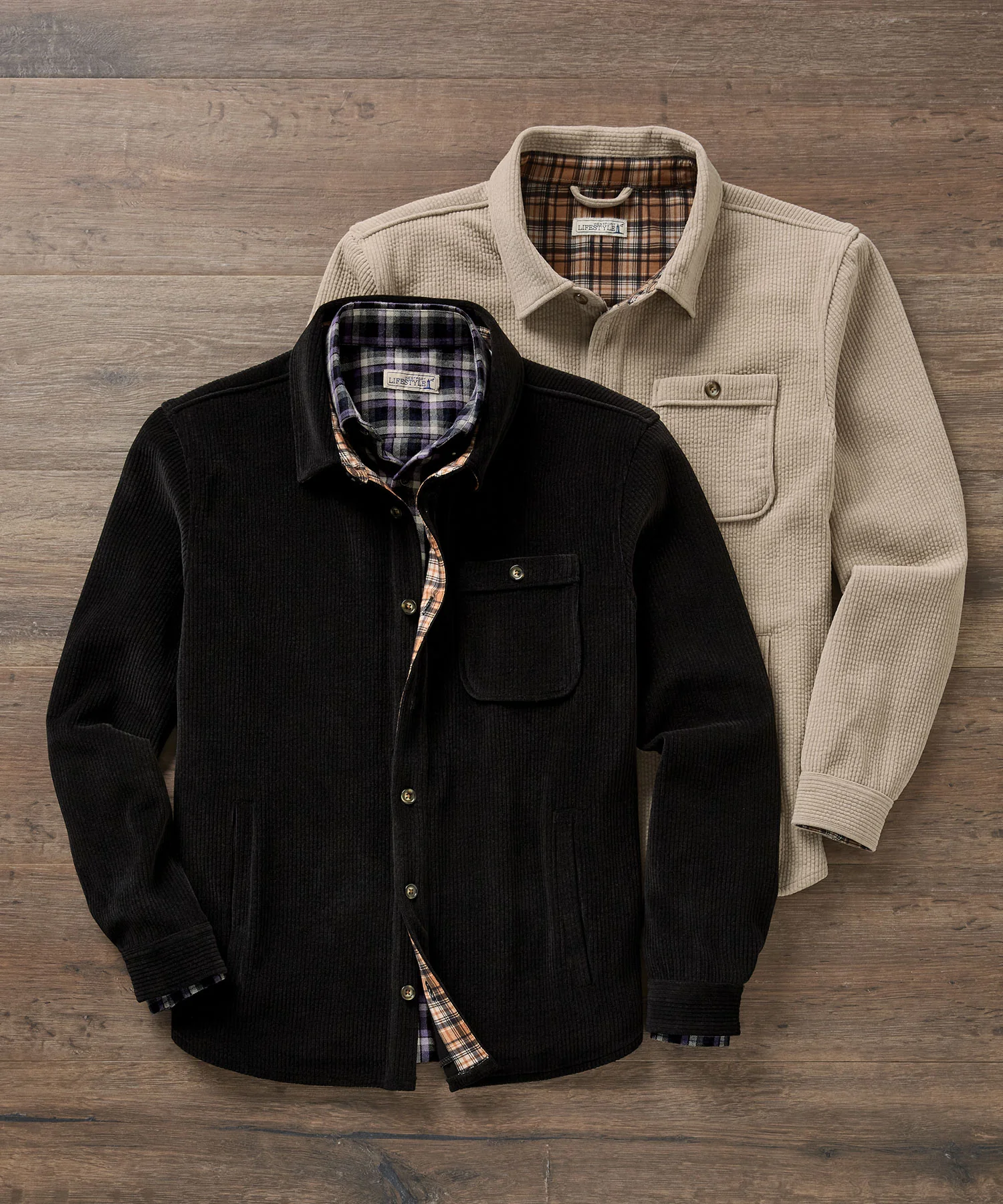 Westport Lifestyle Yellowstone Knit Corded Shirt Jacket - Image 3