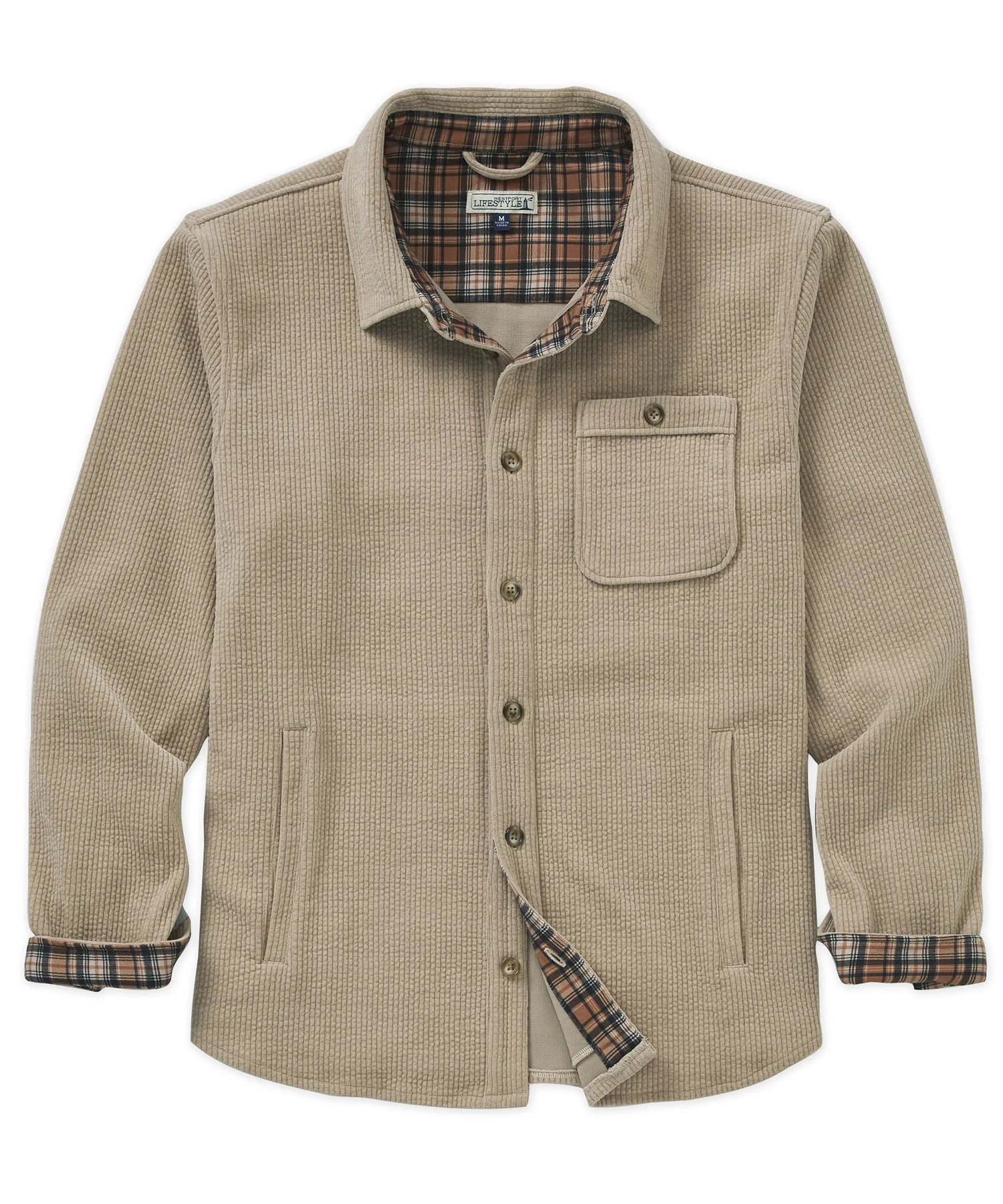 Westport Lifestyle Yellowstone Knit Corded Shirt Jacket - Image 9