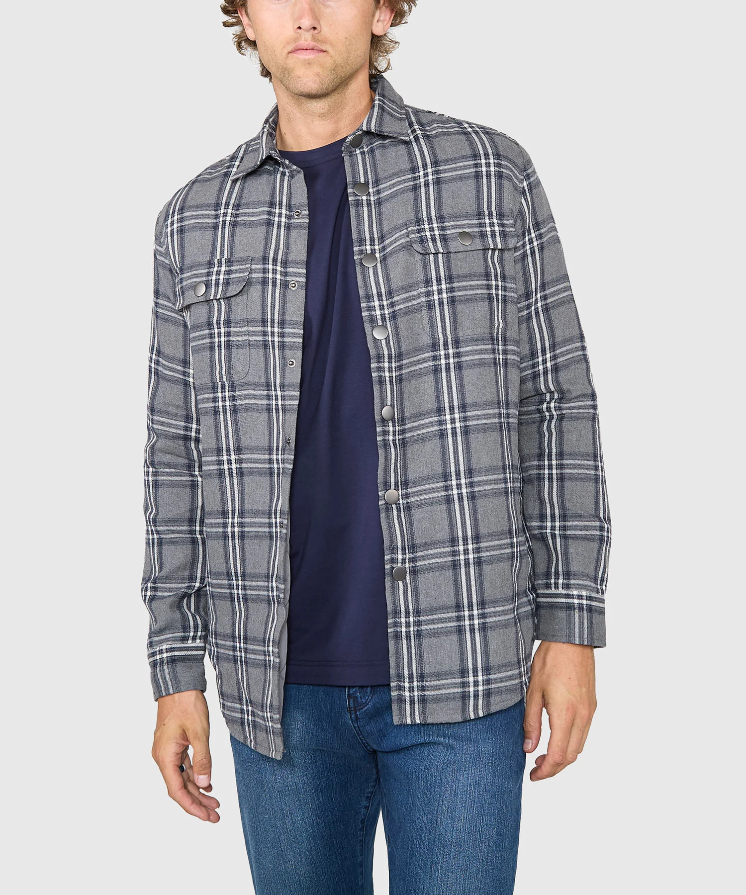 Westport Lifestyle Firepit Flannel Shirt Jacket - Image 10
