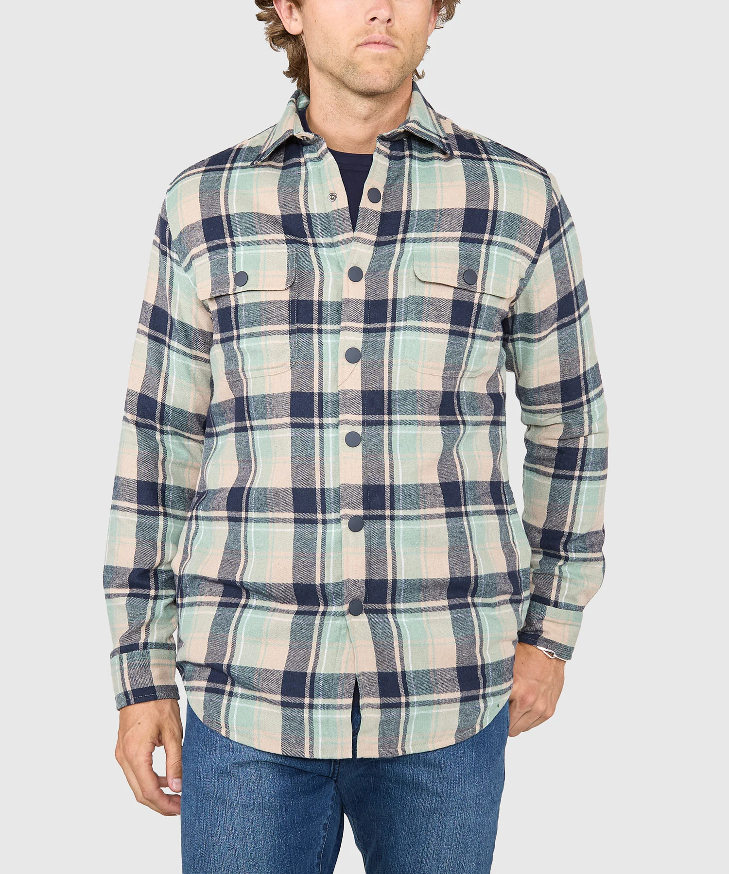 Westport Lifestyle Firepit Flannel Shirt Jacket - Image 3