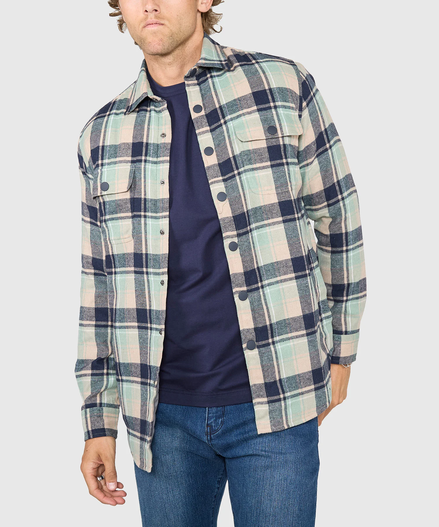 Westport Lifestyle Firepit Flannel Shirt Jacket - Image 4